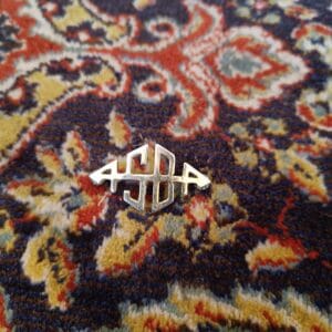Asba insigne Gold tom vintage 2