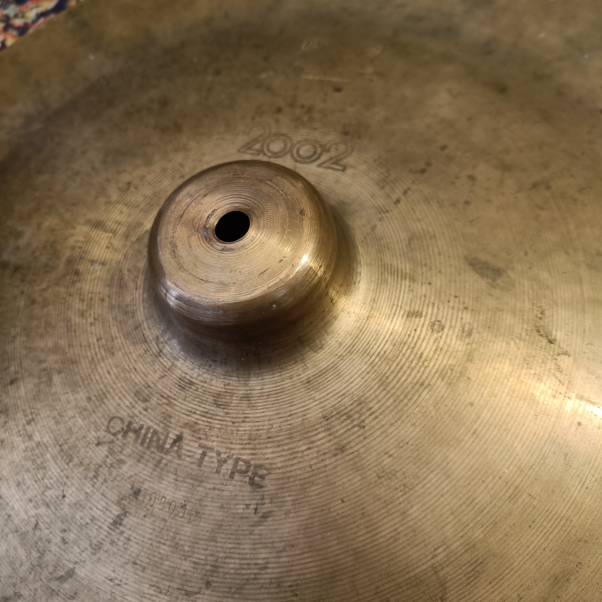 Paiste 2002 China 18" Black Label 1976 – Image 2