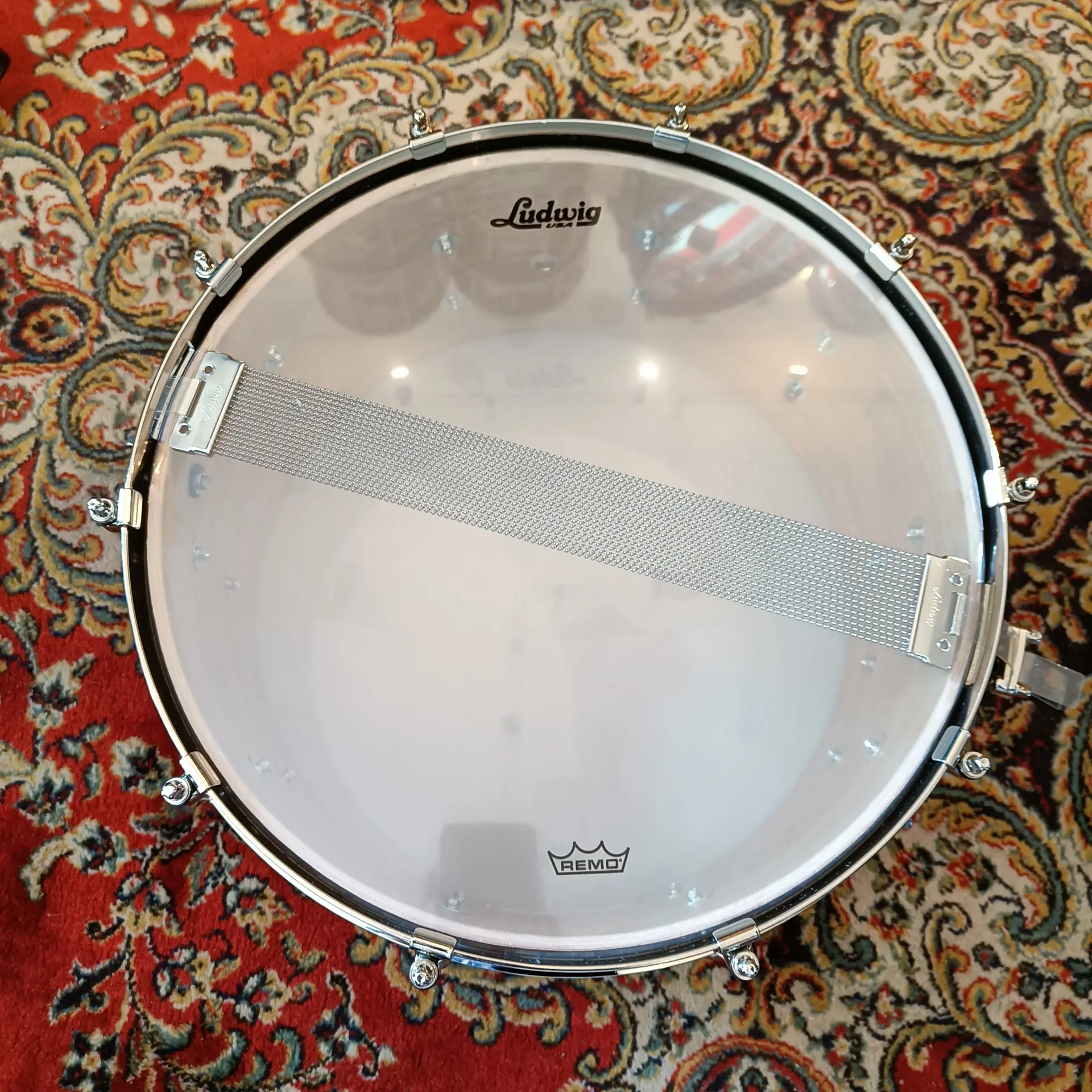 Ludwig Aged Exotic Tamo Ash 14"x6,5" LS403XXCC Ltd Edition 50 ex. – Image 7