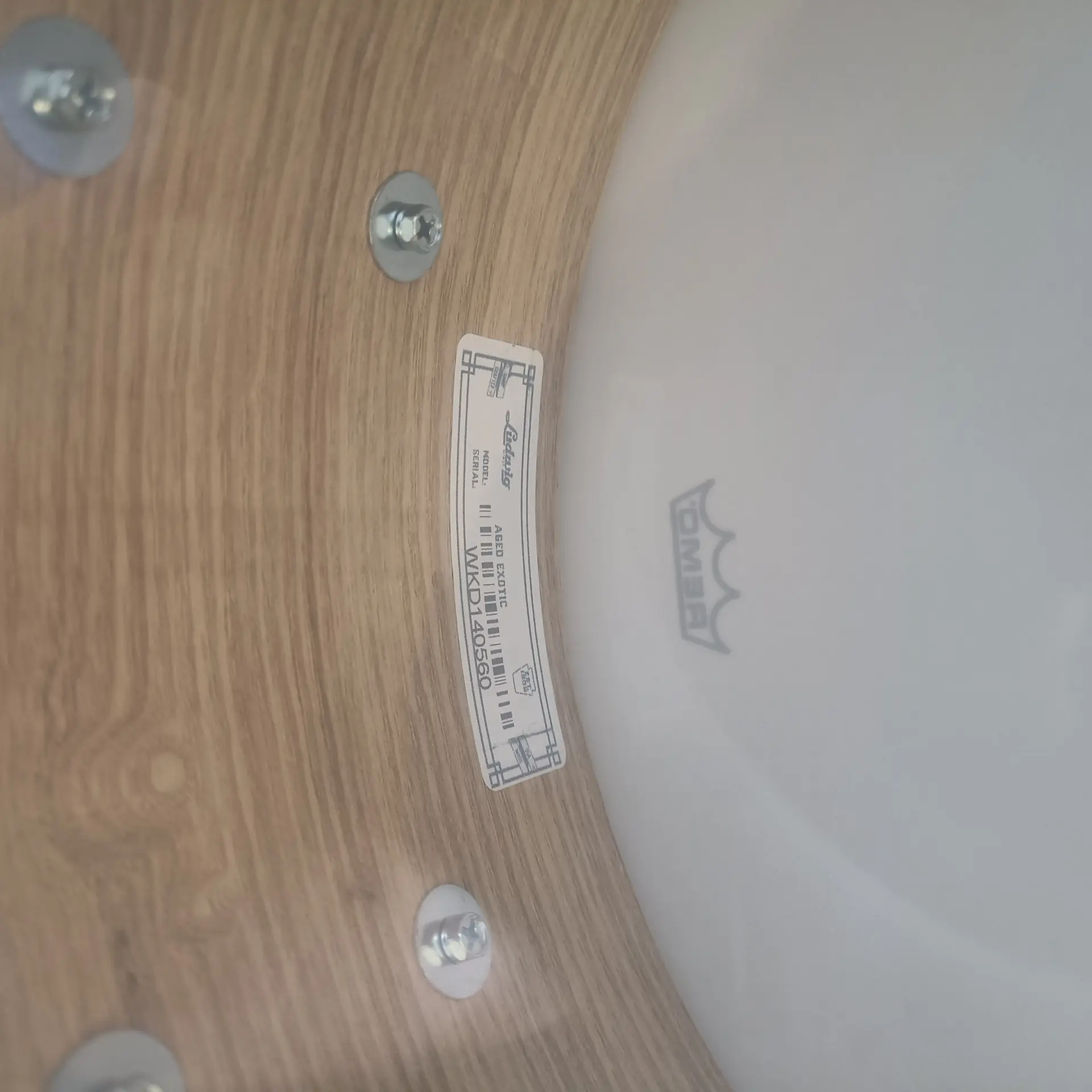 Ludwig Aged Exotic Tamo Ash 14"x6,5" LS403XXCC Ltd Edition 50 ex. – Image 9