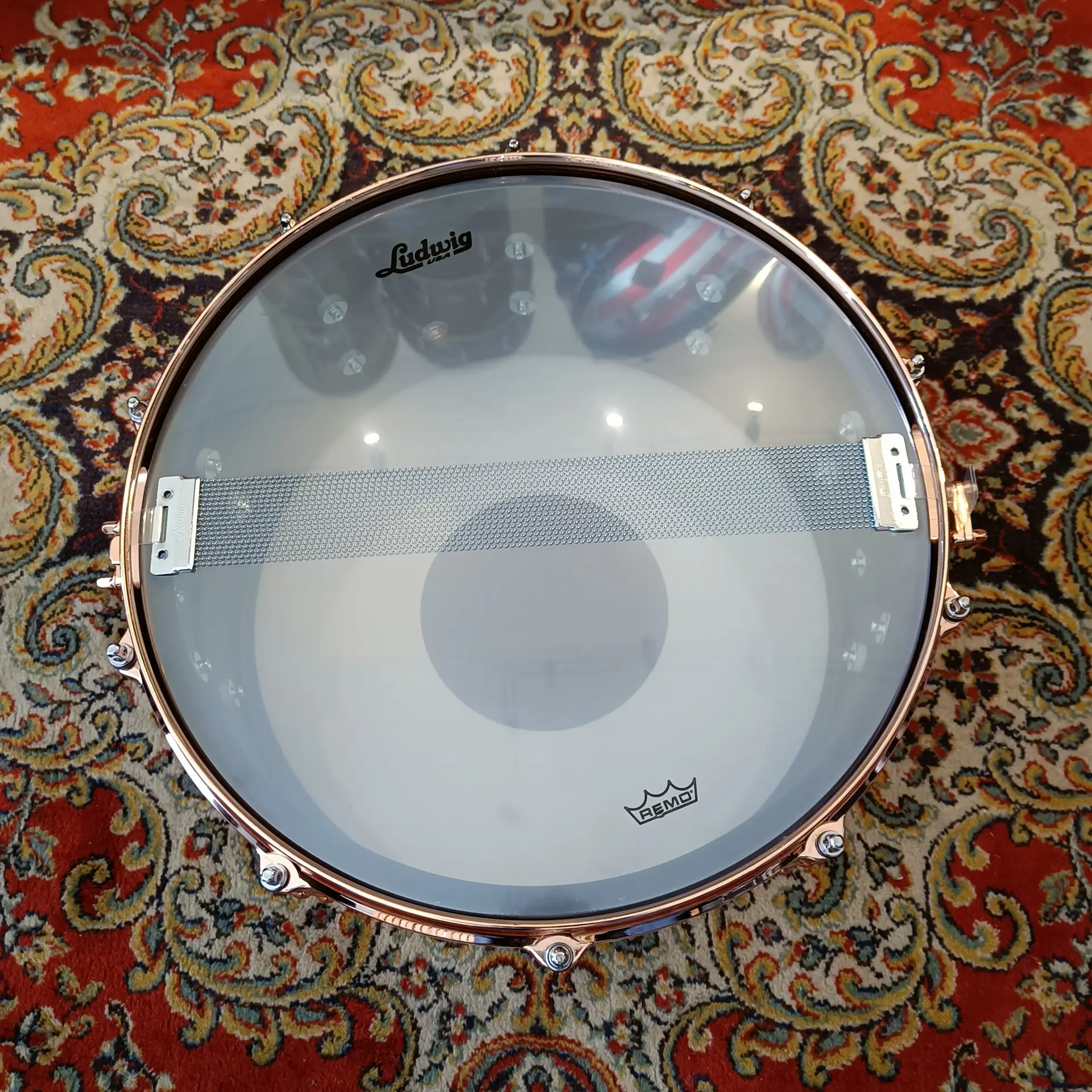 Ludwig Black Beauty Hot Rod Fat Black 14"x6,5" LB427TDC – Image 8
