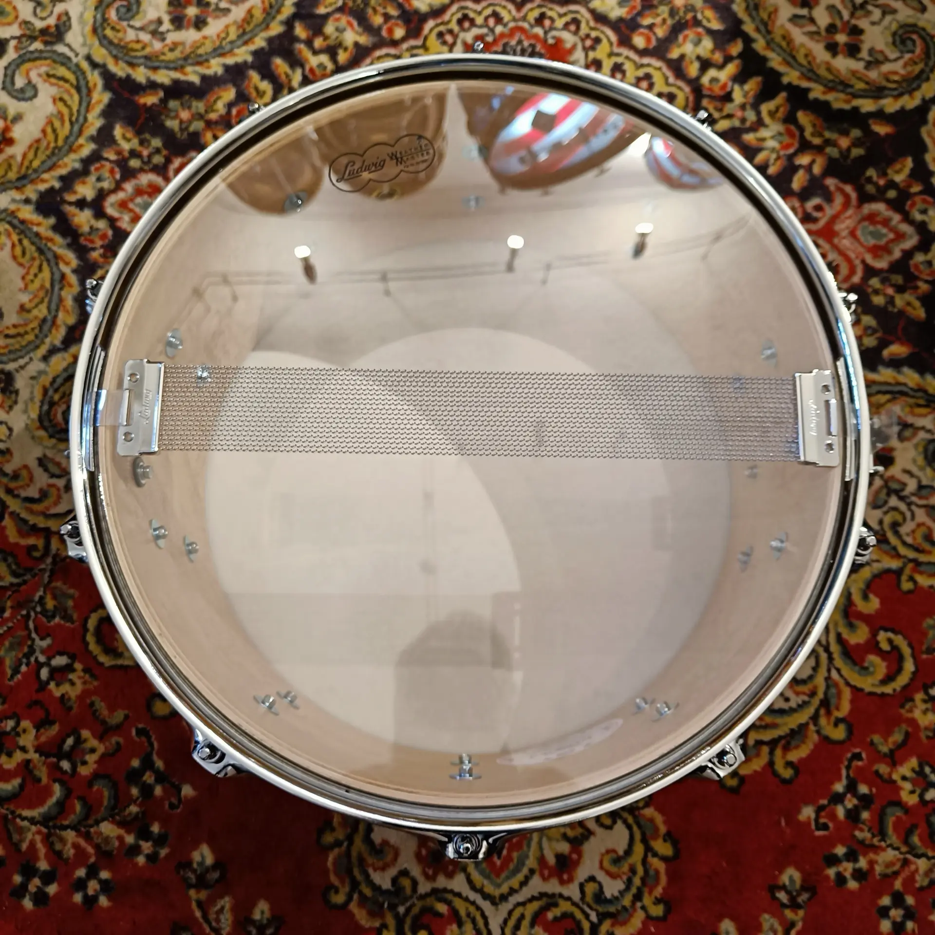Ludwig Classic Exotic Birds Eye Maple 14"x6.5" LS403TX50WM – Image 6