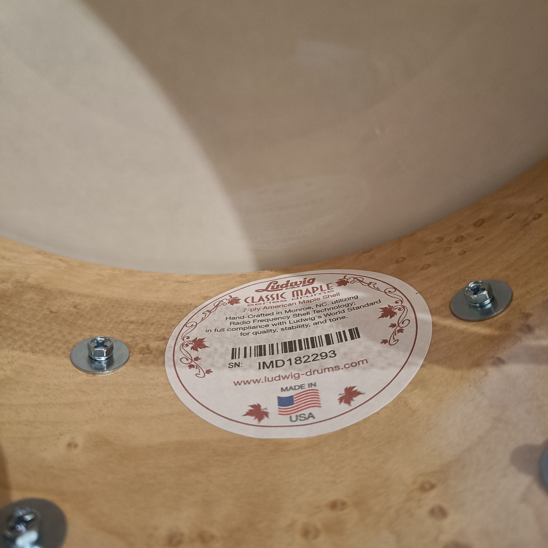 Ludwig Classic Exotic Birds Eye Maple 14"x6.5" LS403TX50WM – Image 8