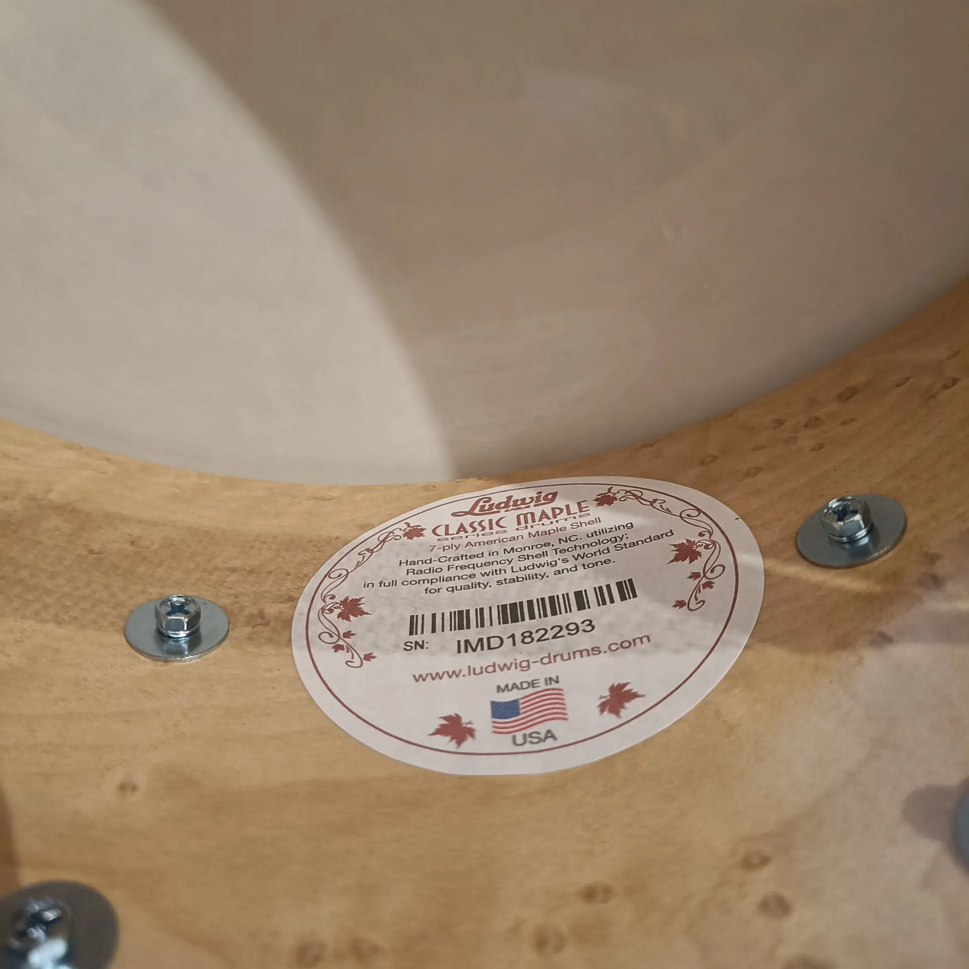 Ludwig Classic Exotic Birds Eye Maple 14"x6.5" LS403TX50WM – Image 8