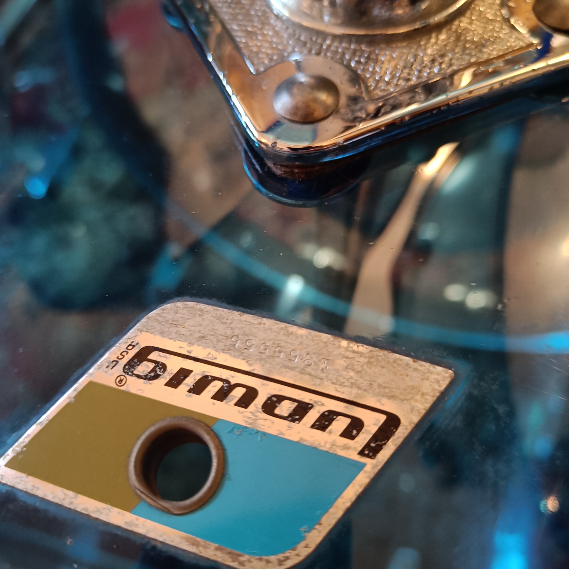 Ludwig Vistalite Blue 2x22"x14" 10" 12" 13" 14" 15" 16" B&O Vintage 70's – Image 14