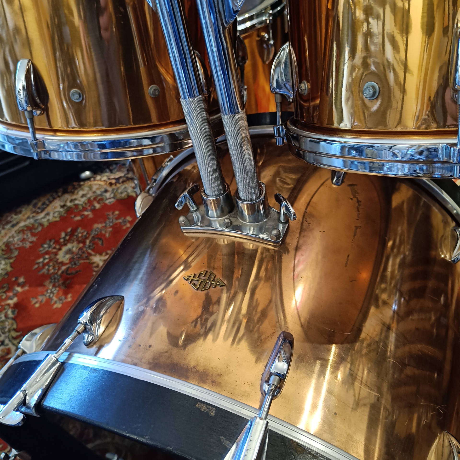 Asba Copper 22"x16" 12"x12" 13"x13" 16"x17" Vintage 70's - Image 3