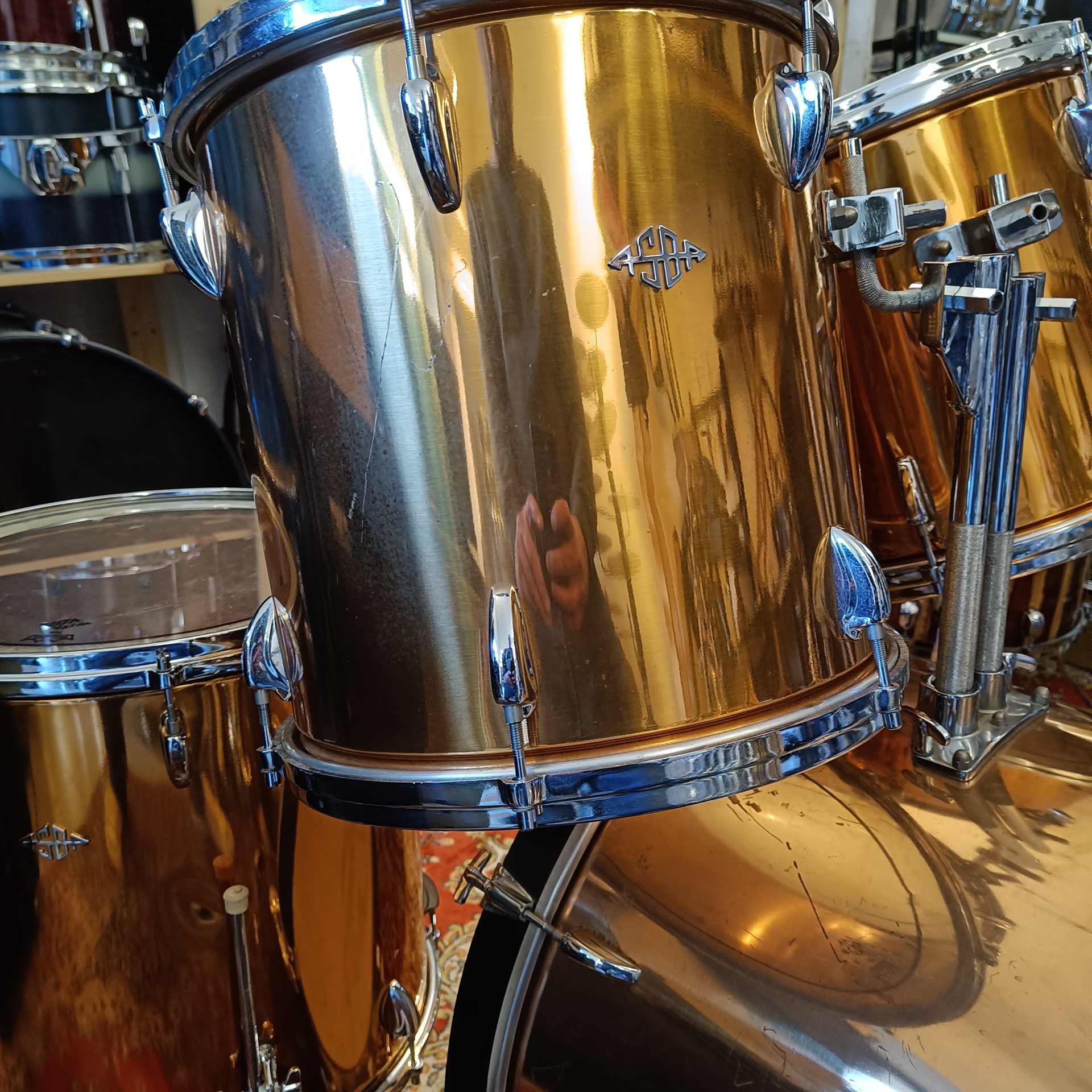 Asba Copper 22"x16" 12"x12" 13"x13" 16"x17" Vintage 70's - Image 4