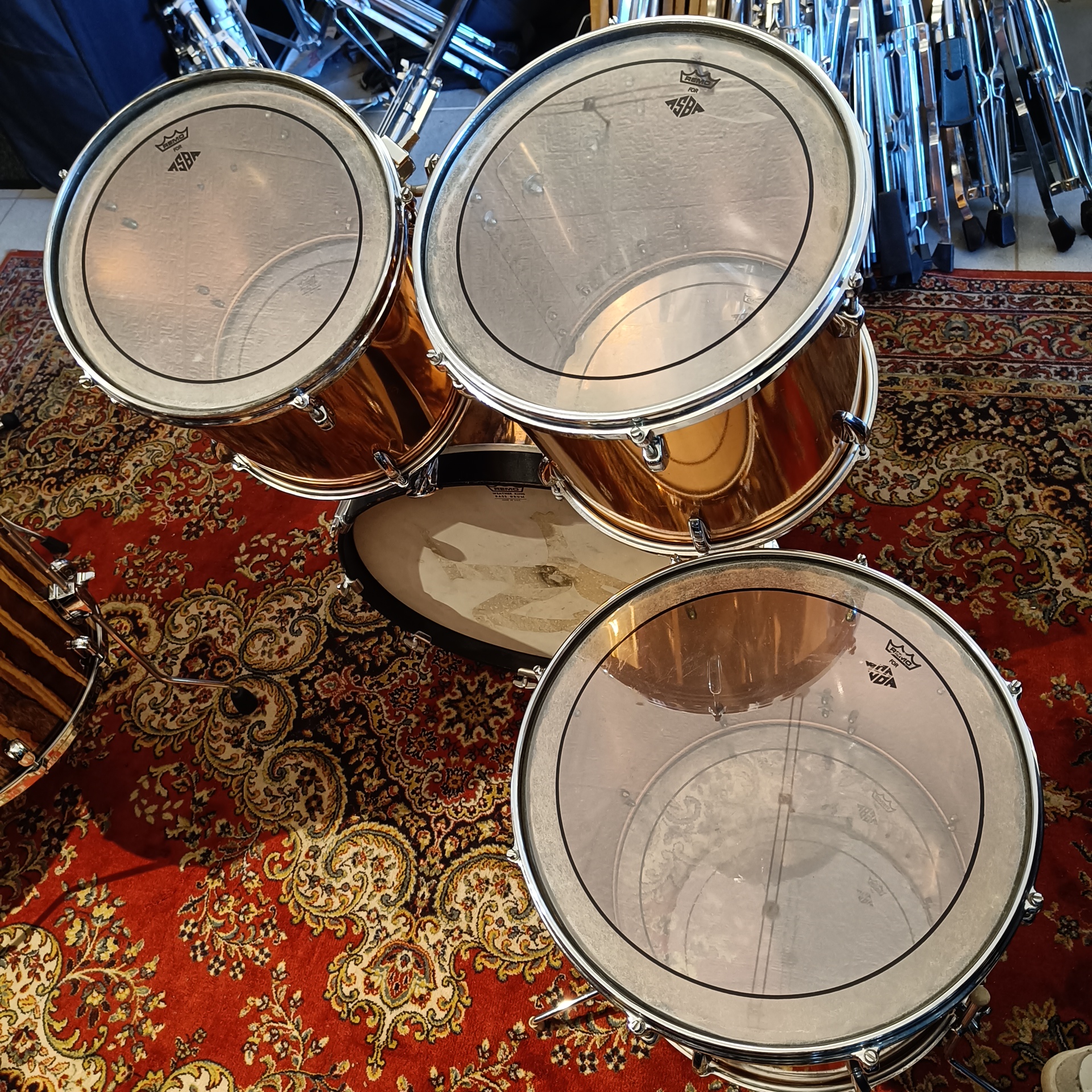 Asba Copper 22"x16" 12"x12" 13"x13" 16"x17" Vintage 70's - Image 6