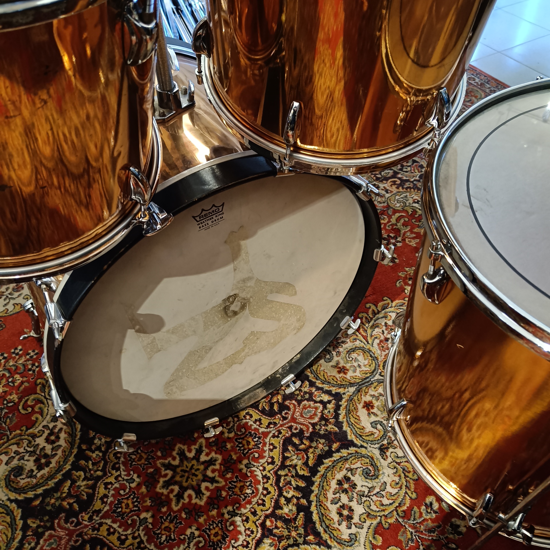 Asba Copper 22"x16" 12"x12" 13"x13" 16"x17" Vintage 70's - Image 8