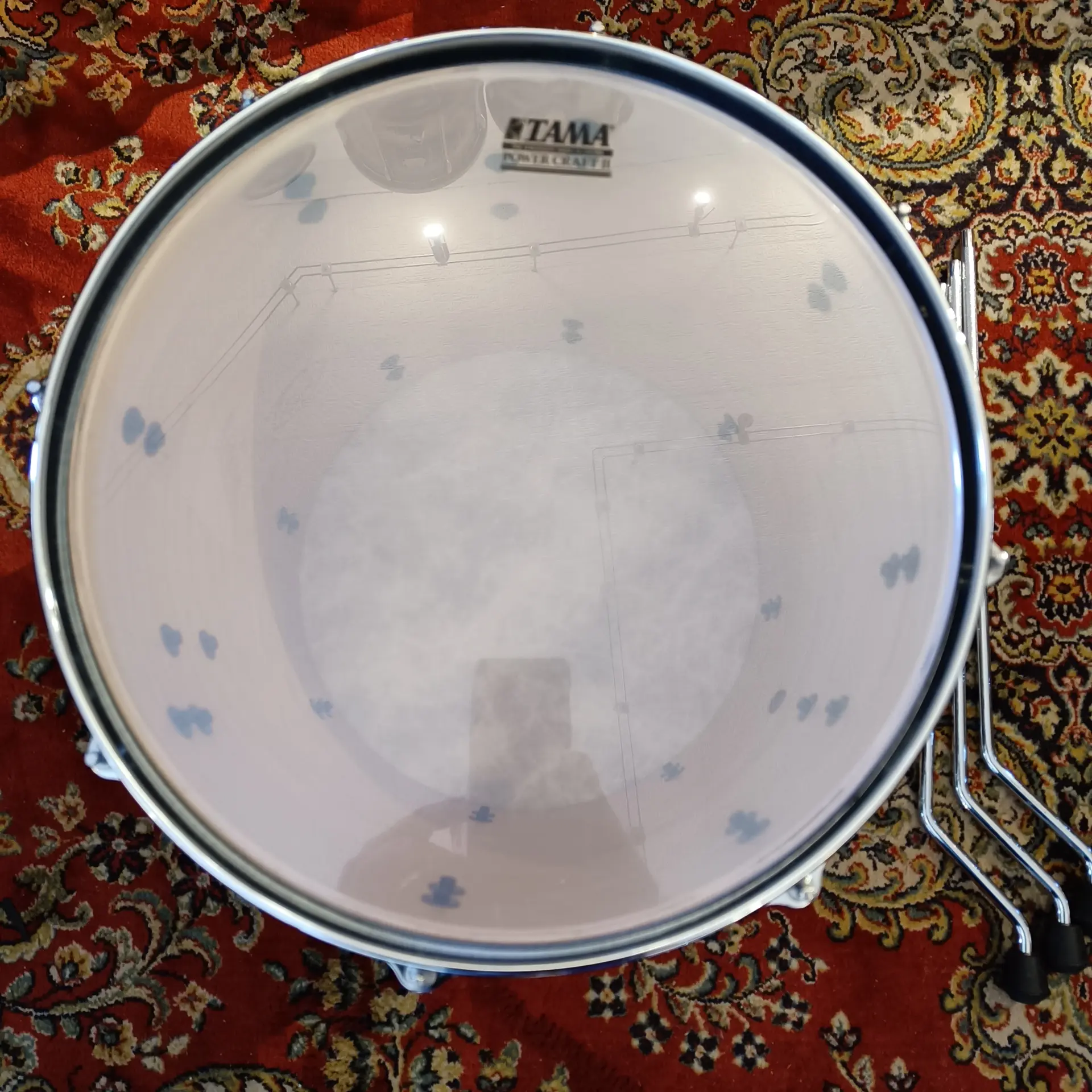 Tama Starclassic Maple Floor Tom 14"x14" Made in Japan Antique Natural Burst – Image 7