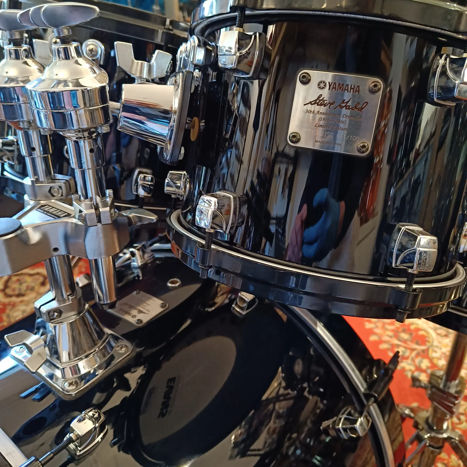 Yamaha Steve Gadd 30th Anniversary Drum Kit 22"x14" 10"x7,5" 12"x8" 14"x12" 16"x14" + snare 14"x5,5" Made in Japan - Image 7