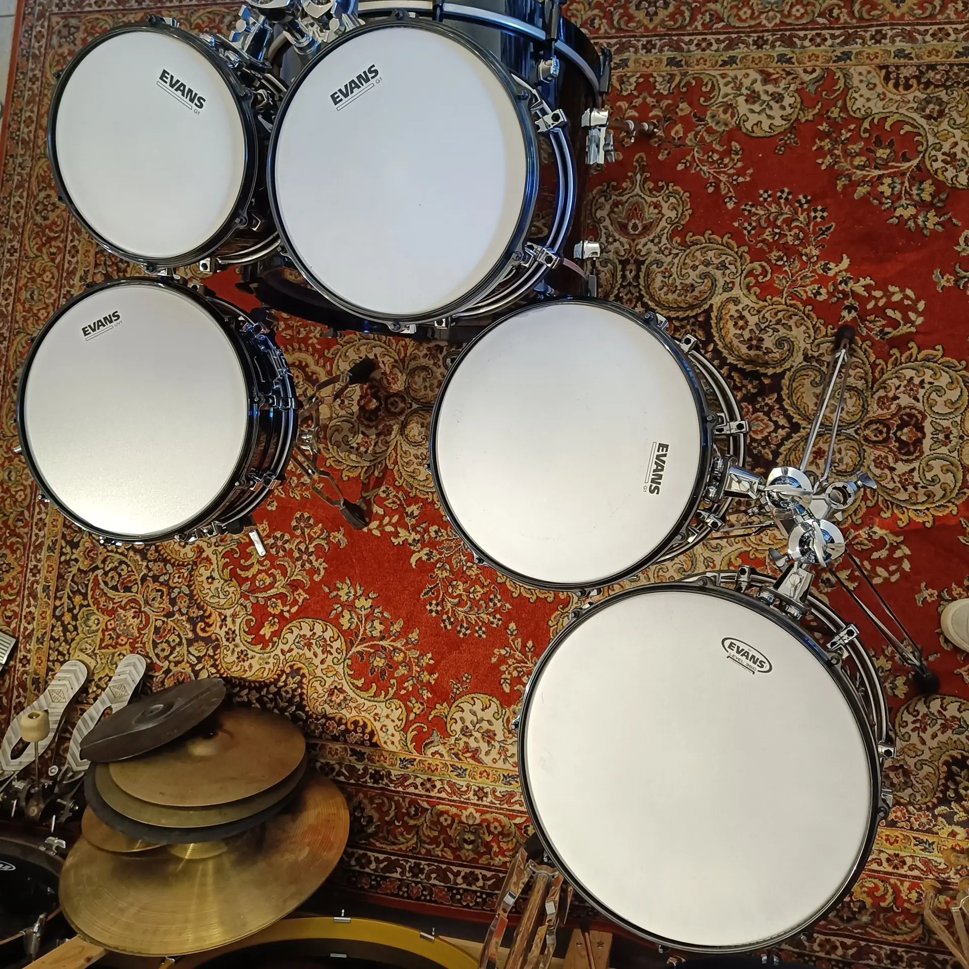 Yamaha Steve Gadd 30th Anniversary Drum Kit 22"x14" 10"x7,5" 12"x8" 14"x12" 16"x14" + snare 14"x5,5" Made in Japan - Image 8