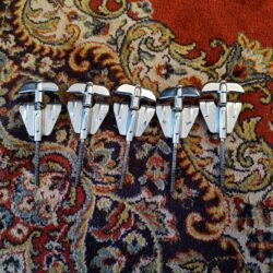 Rogers Bass Drum T-Rods & Claws X5  Vintage Late 70&rsquo;s 1