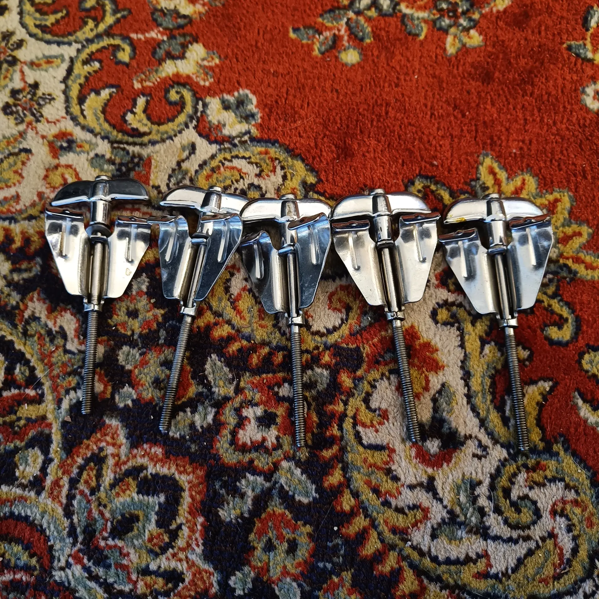 Rogers Bass Drum T-Rods & Claws X5 Vintage Late 70's 3 – Image 2