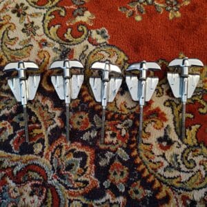 Rogers Bass Drum T-Rods & Claws X5  Vintage Late 70&rsquo;s 4