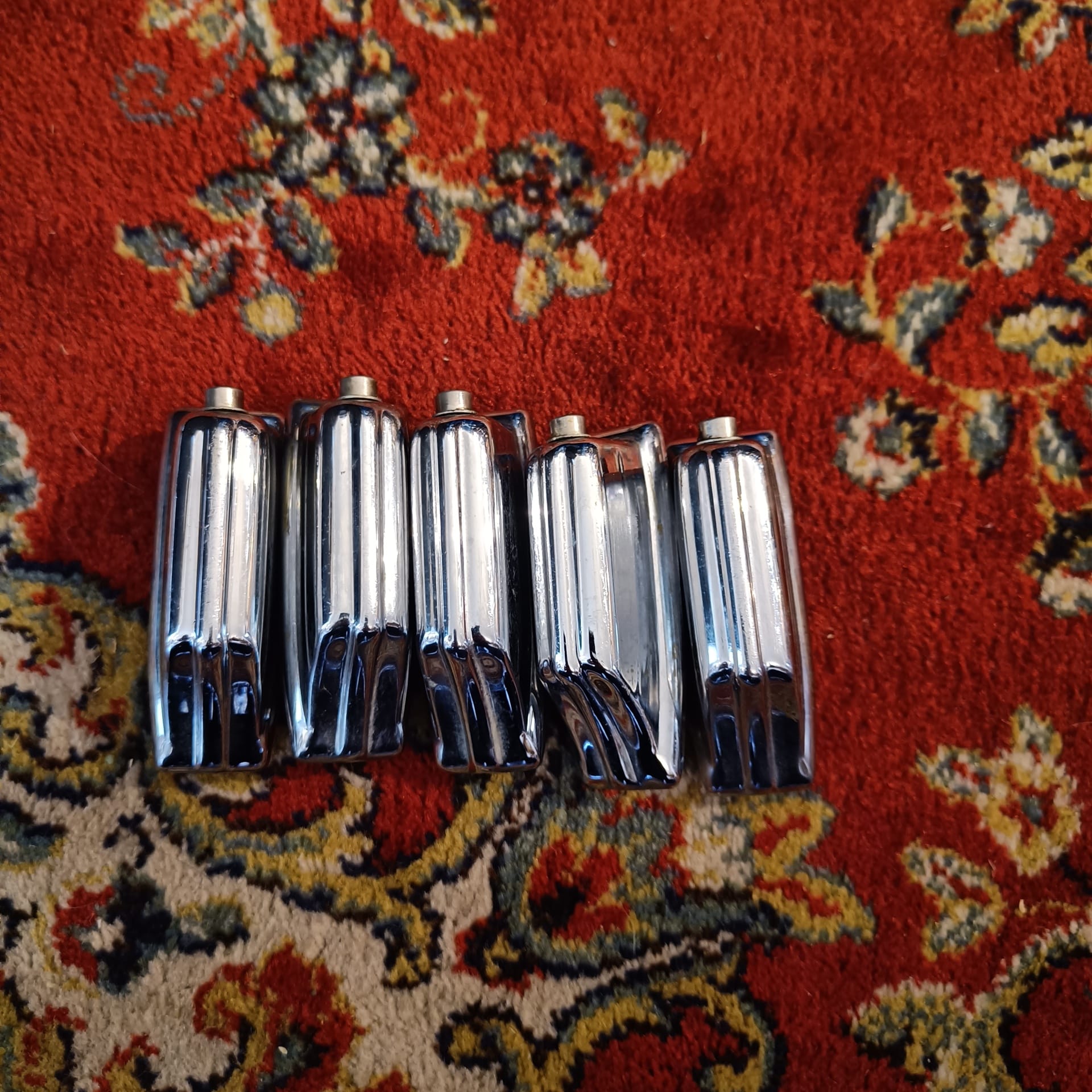 Rogers Beavertail bass drums lugs x5 Vintage late 70's