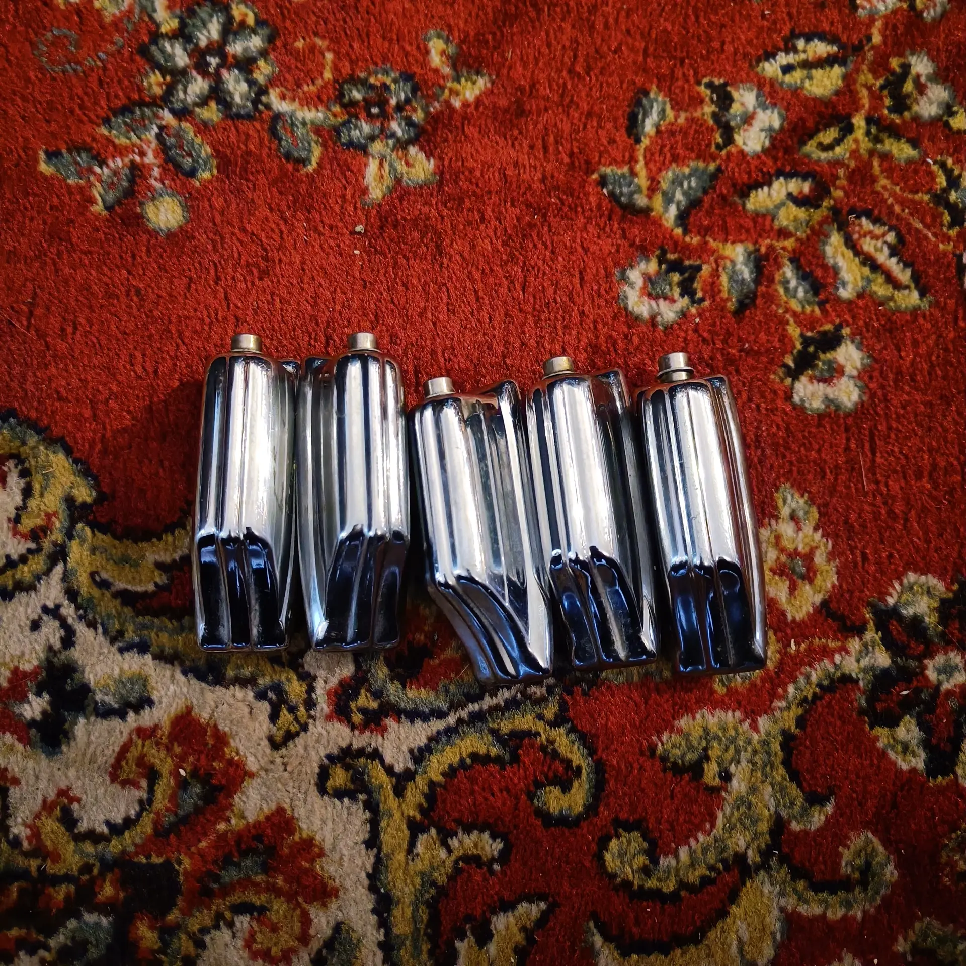 Rogers Beavertail bass drums lugs x5 Vintage late 70's
