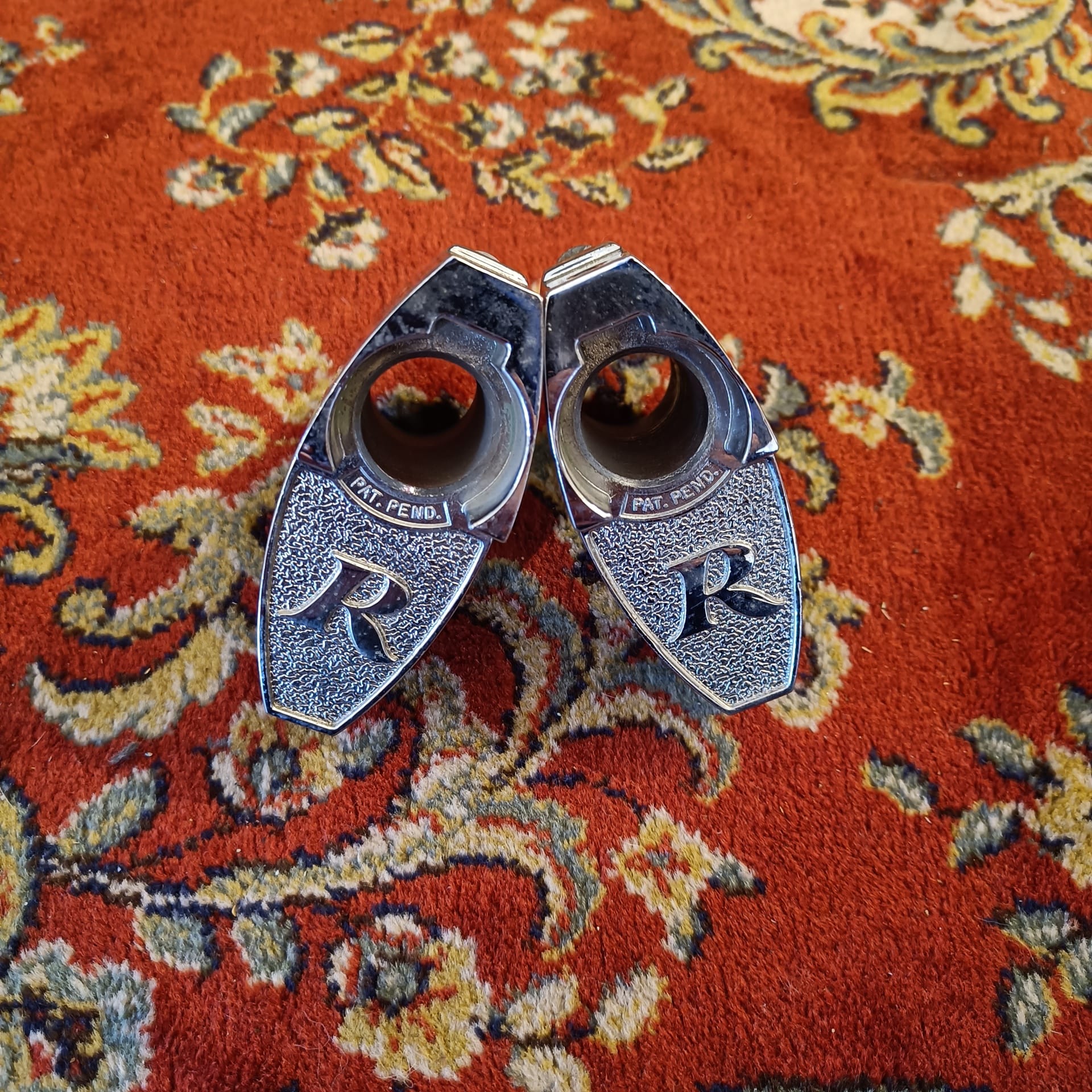 Rogers Embase Pieds Grosse Caisse Vintage Late 70's X2