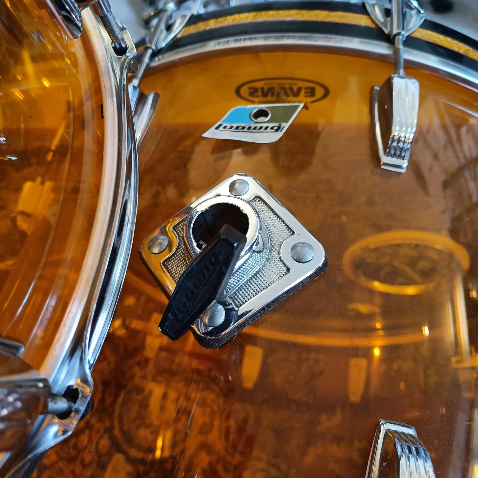 Ludwig Vistalite Amber 22"x14" 13"x9" 14"x10" 18"x16" - Image 11