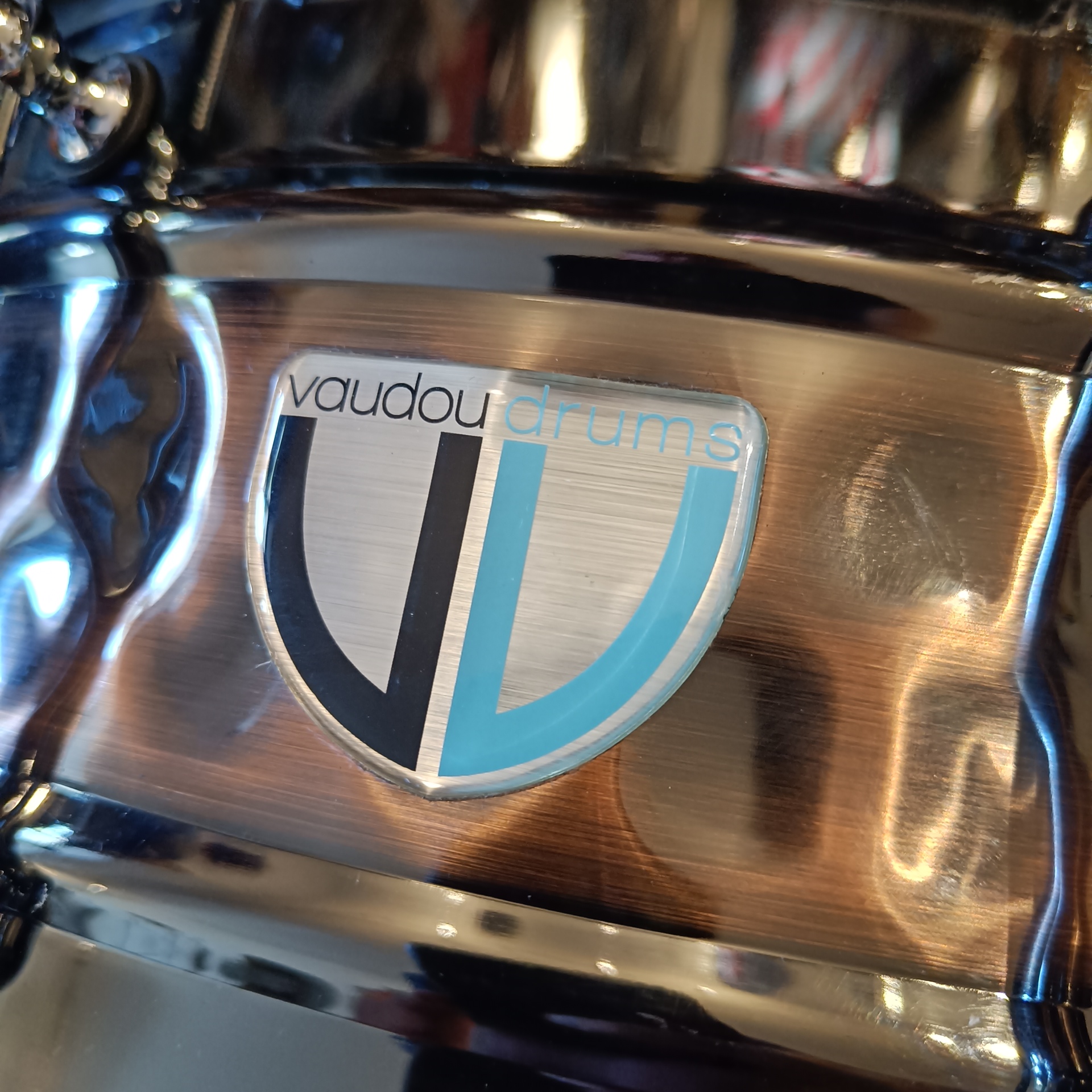 Vaudou Drums Half & Half Black Nickel Plated & Bronze 14x6,5 – Image 2