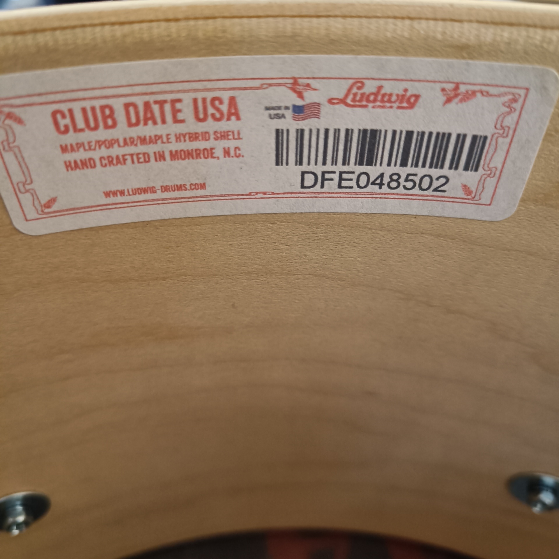 Ludwig Club Date Cherry Satin 14x6,5 – Image 9