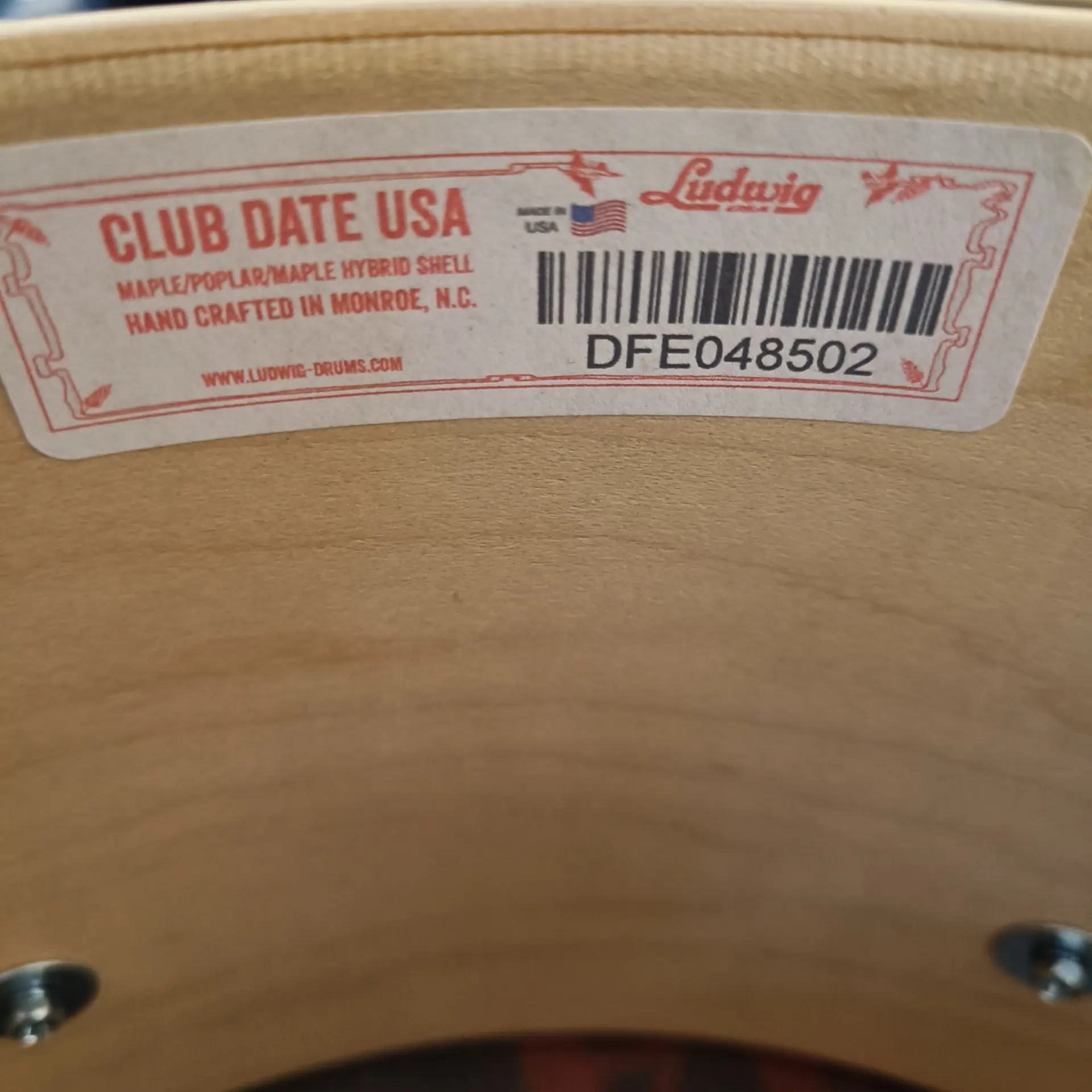 Ludwig Club Date Cherry Satin 14x6,5 - Image 9
