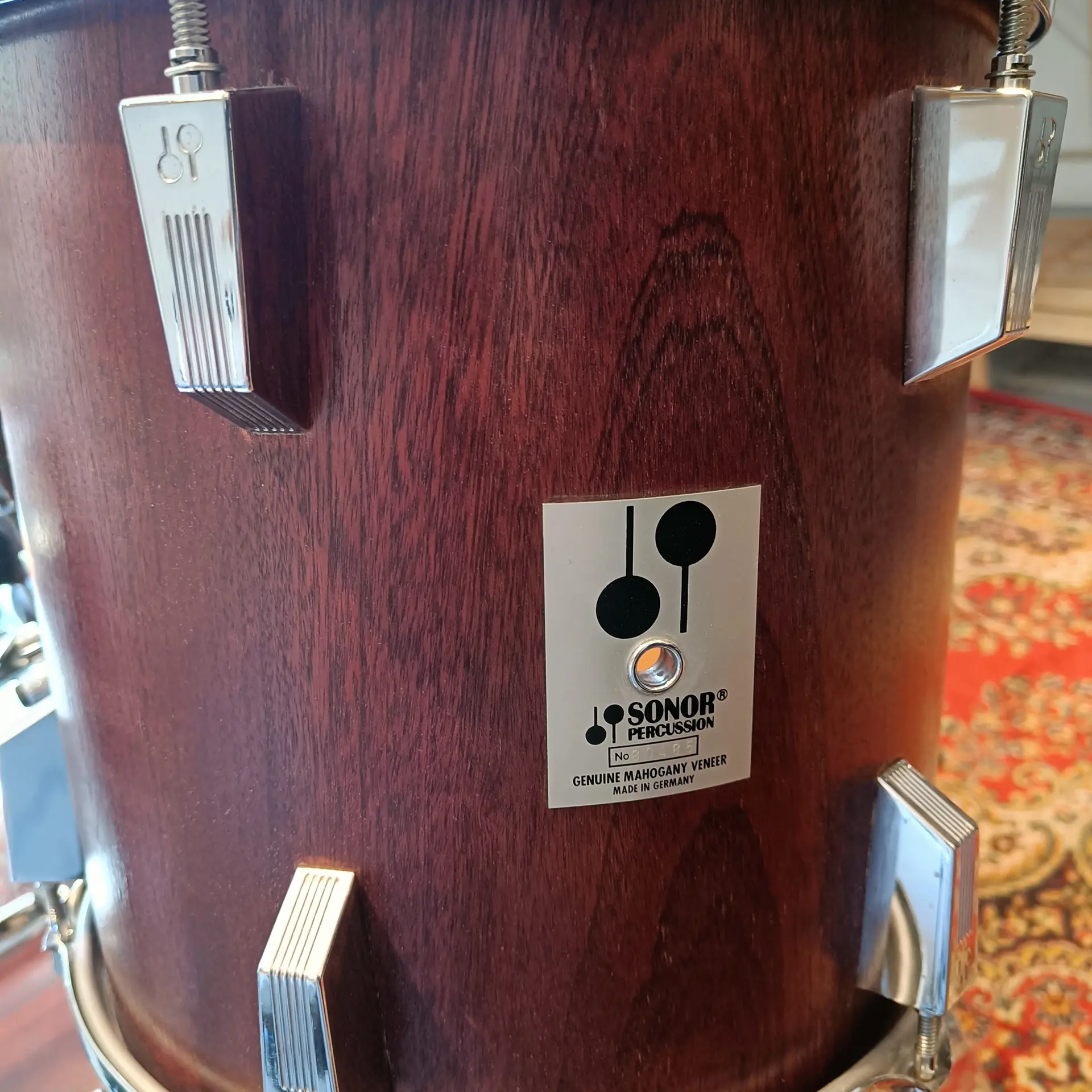 Sonor Phonic Plus Mahogany Veneer 22x18 12x12 13x13 16x18 – Image 3