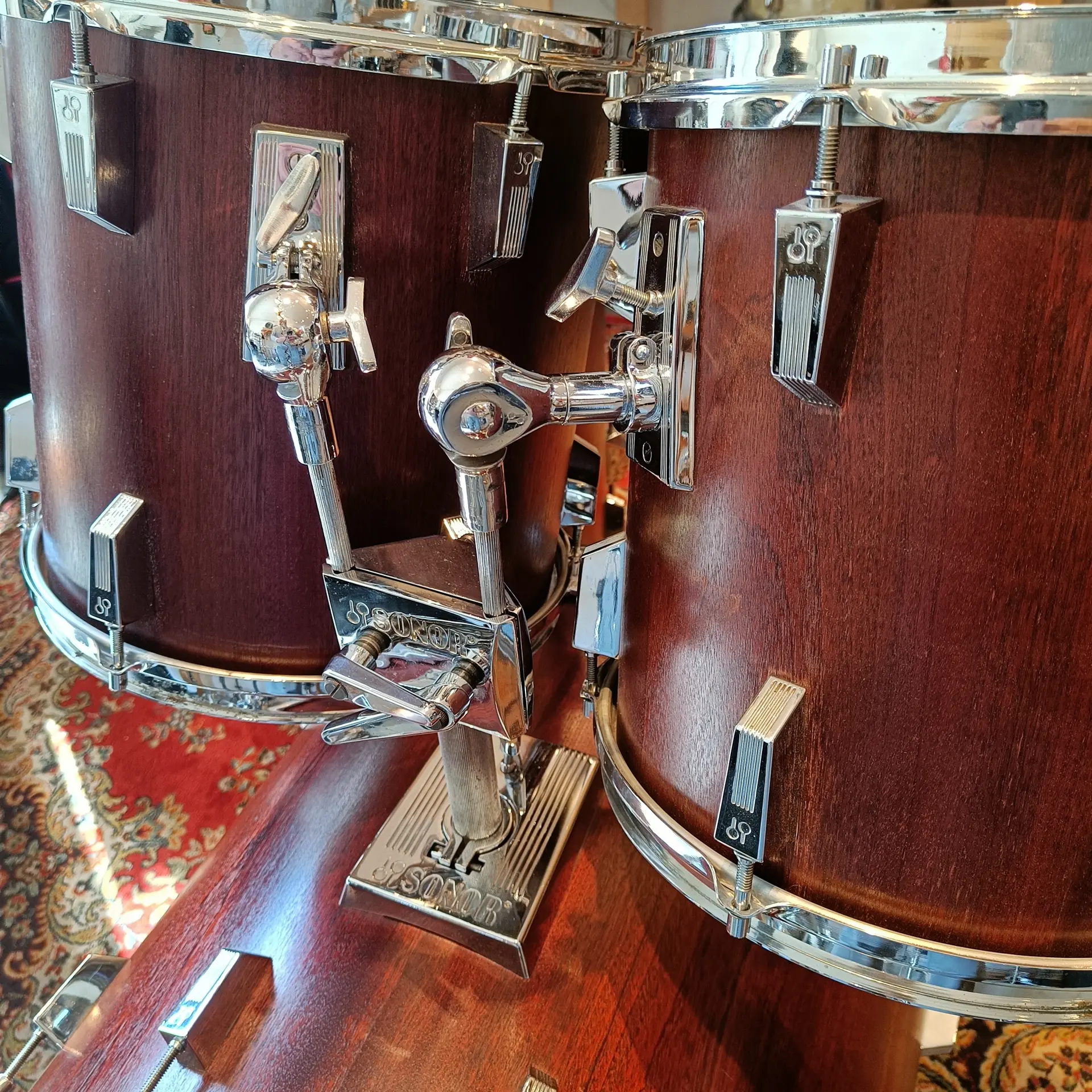 Sonor Phonic Plus Mahogany Veneer 22x18 12x12 13x13 16x18 – Image 2
