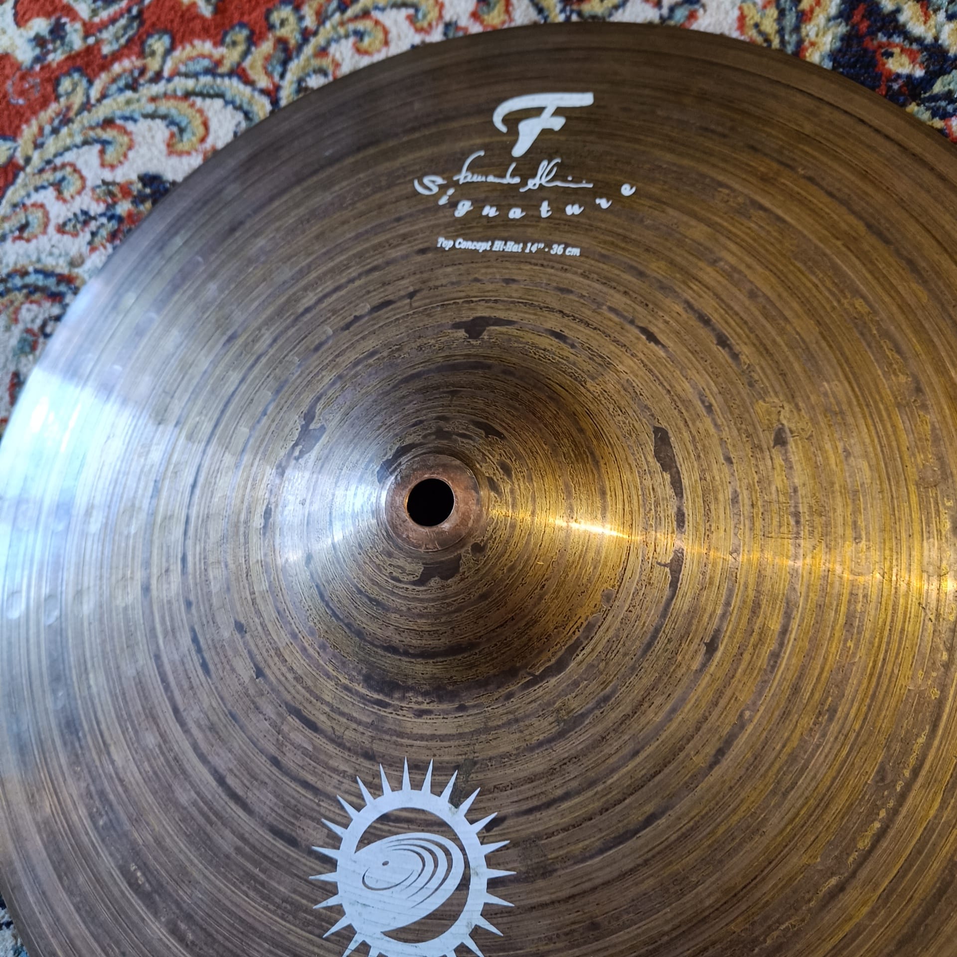 Octagon Concept Hi Hat 14" Signature Fernando Silveira - Image 2
