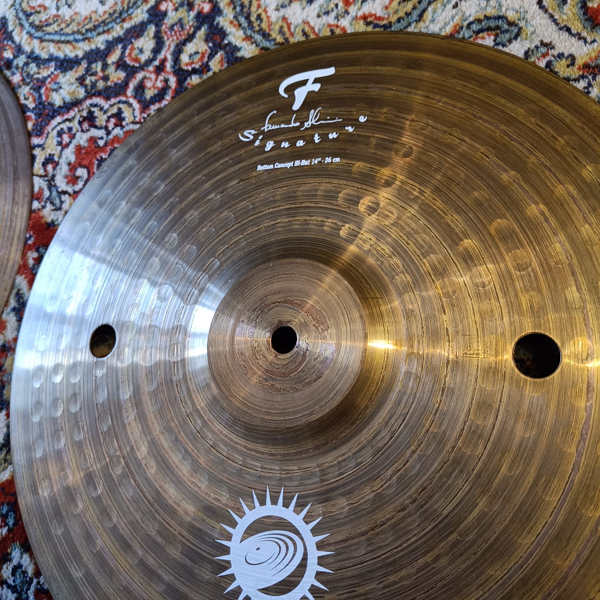 Octagon Concept Hi Hat 14" Signature Fernando Silveira - Image 3