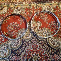 Gary Cercles Top & Bottom Caisse Claire Vintage Métrique 13,8&Prime;
