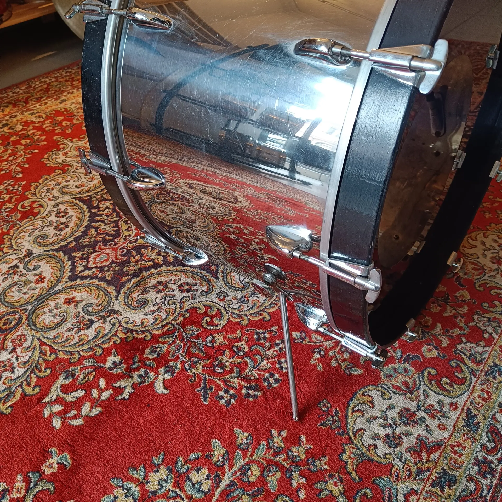 Asba Metal Grosse Caisse 24"x14" Vintage 70's - Image 3