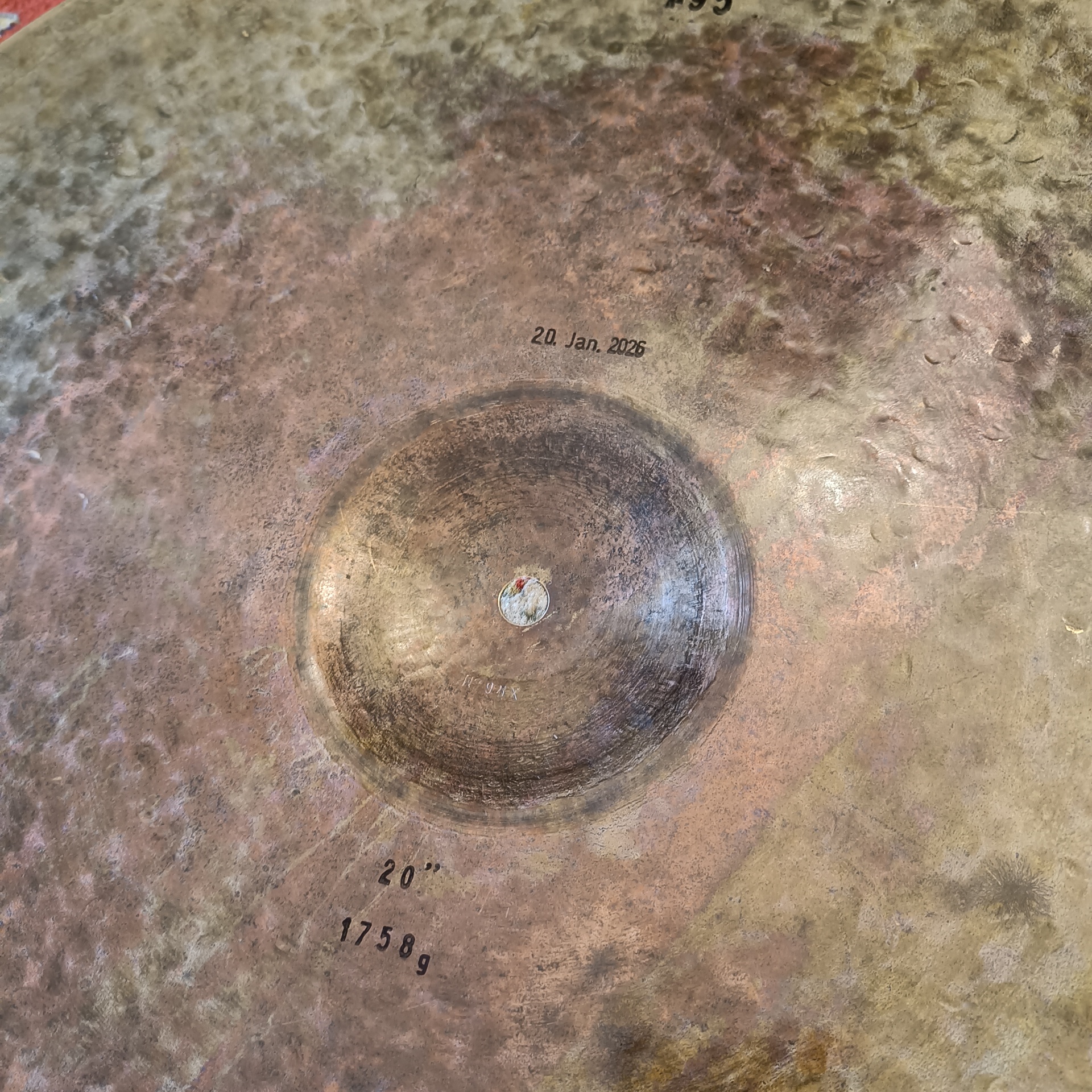 Baumgartner Turk Crash Ride 20" 1758grs N°95 - Image 4