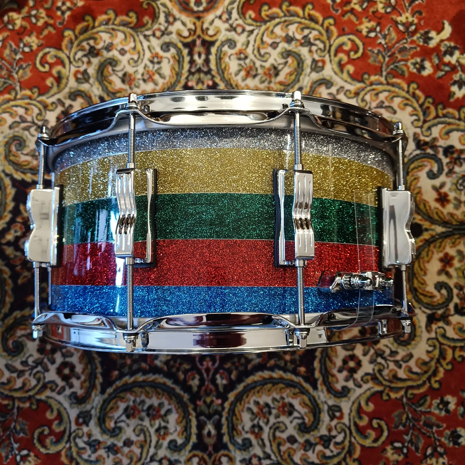 Ludwig Vistalite Salesman Sparkle 50th Anniversary 14"x6,5" – Image 4