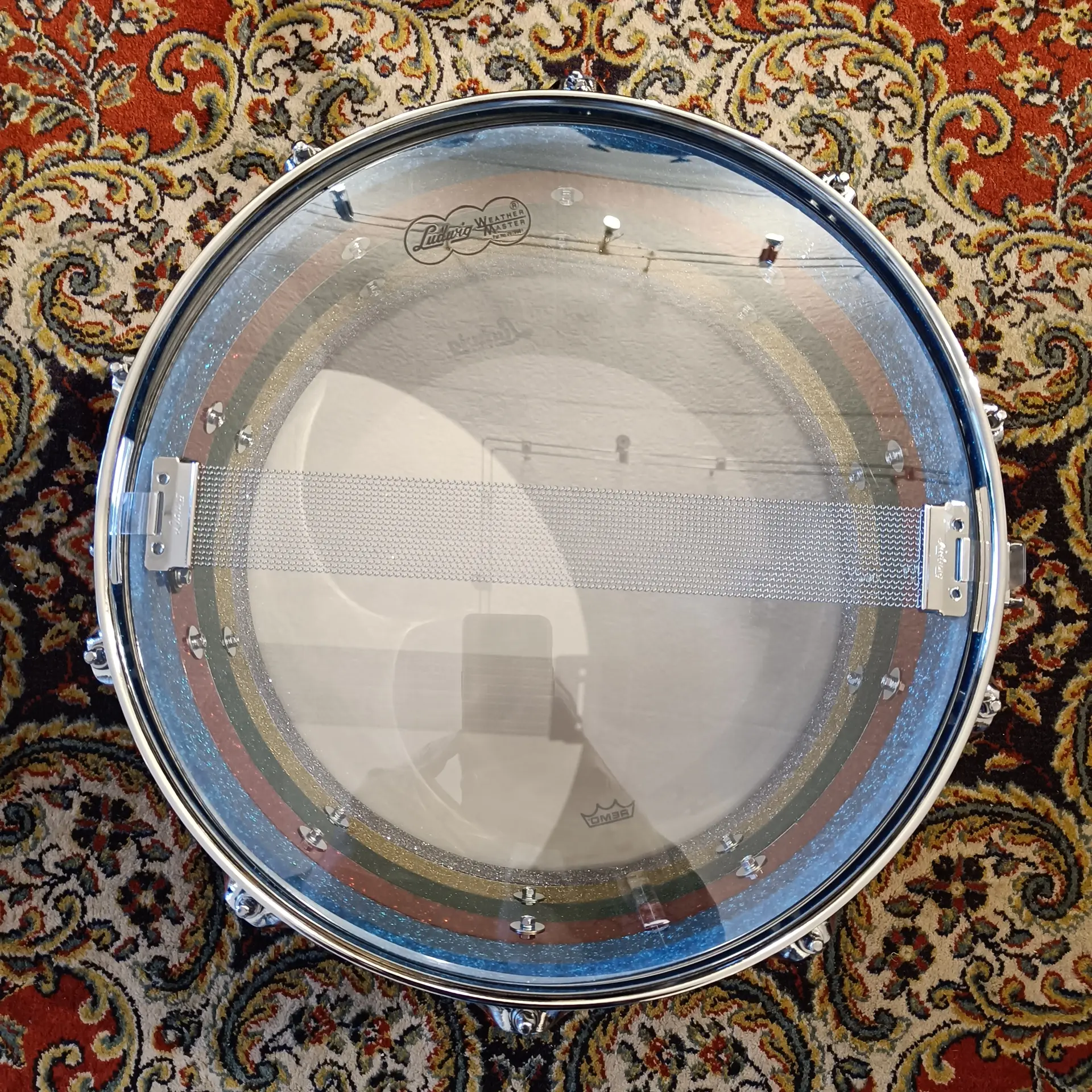 Ludwig Vistalite Salesman Sparkle 50th Anniversary 14"x6,5" – Image 6