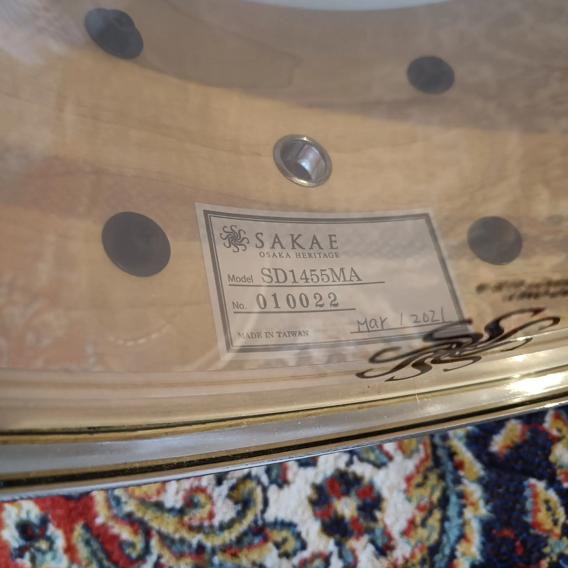 Sakae Osaka Heritage Maple 14"x5,5" – Image 9