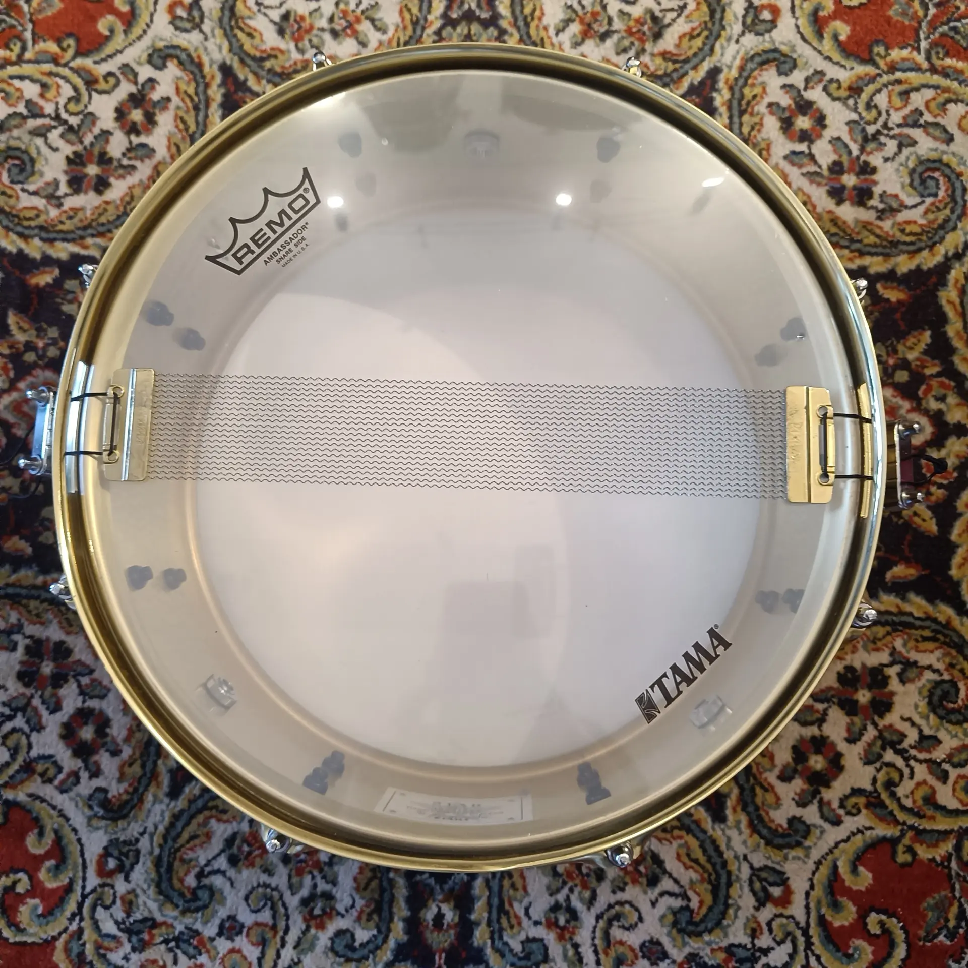 Tama Star Reserve Brass Hand Hammered 14"x5,5" – Image 6