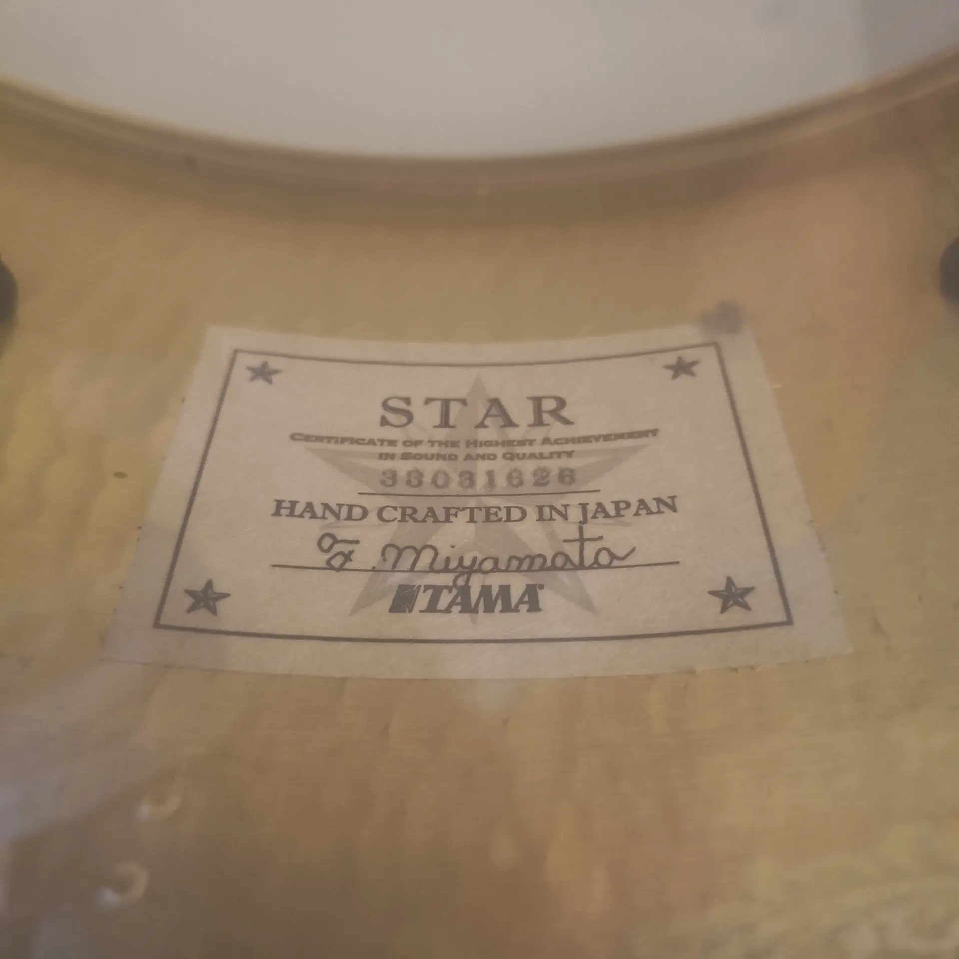 Tama Star Reserve Brass Hand Hammered 14"x5,5" – Image 8