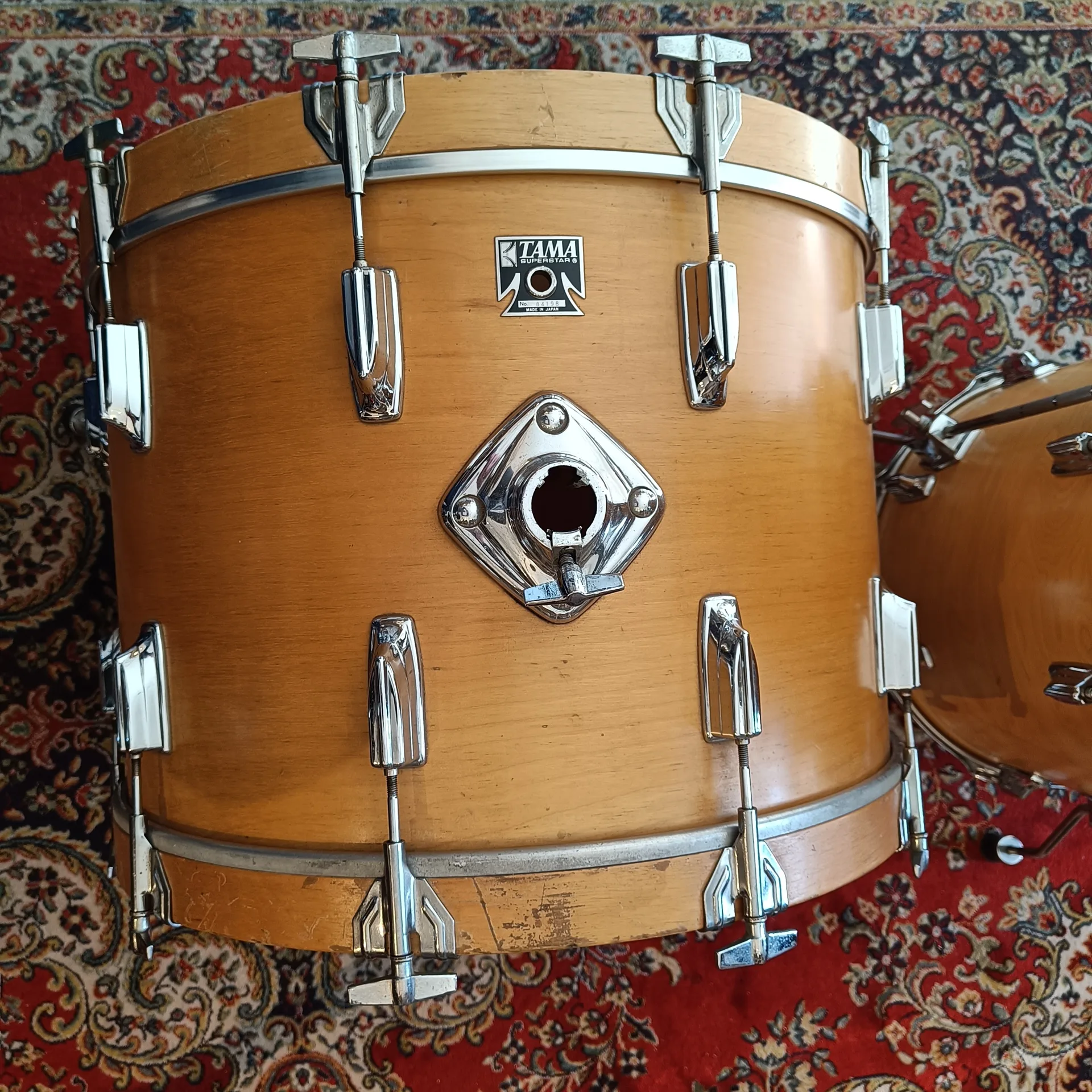 Tama Superstar 22" 12" 13"16" Natural Maple Made in Japan – Image 5