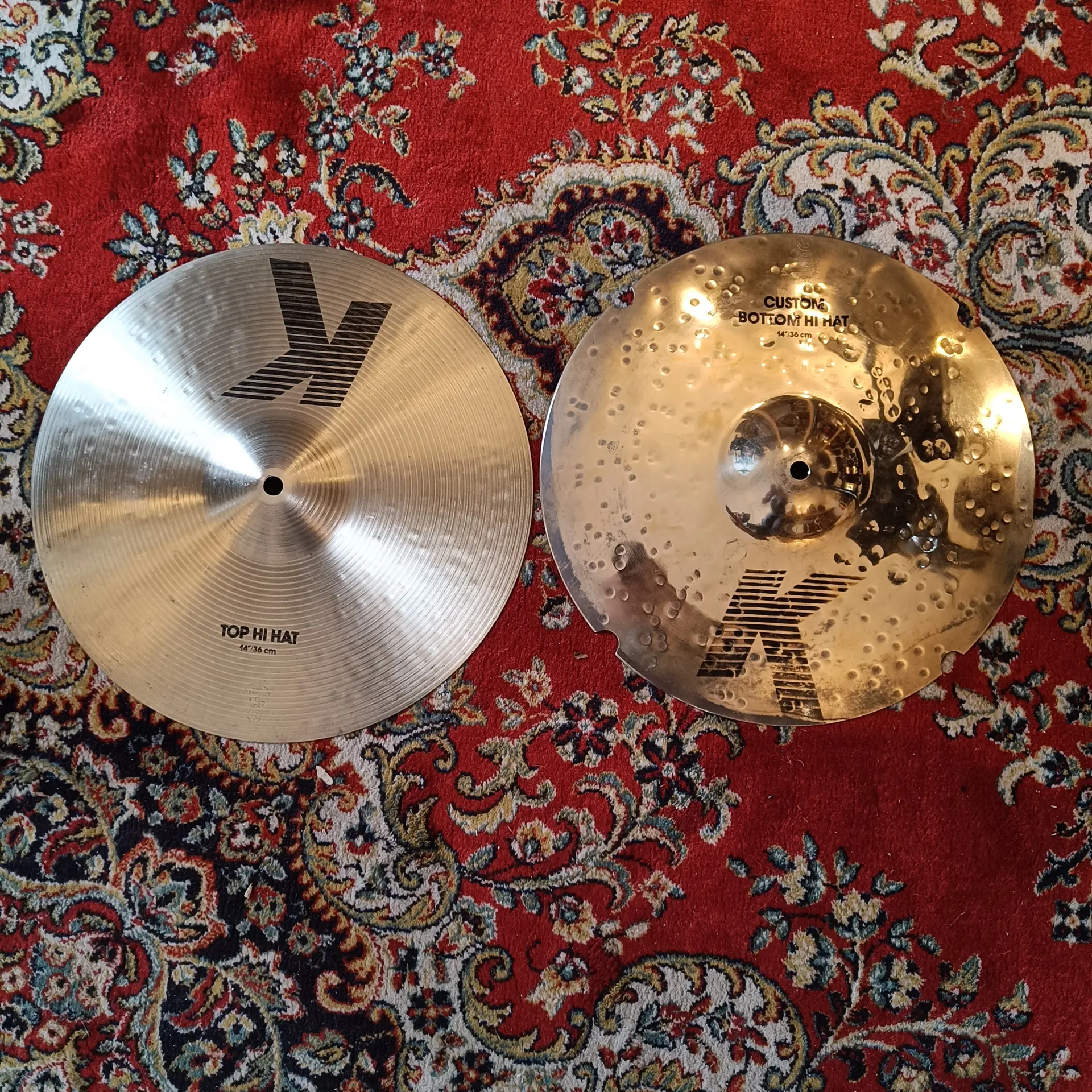 Zildjian K Custom Hi Hat 14" Vintage 1994