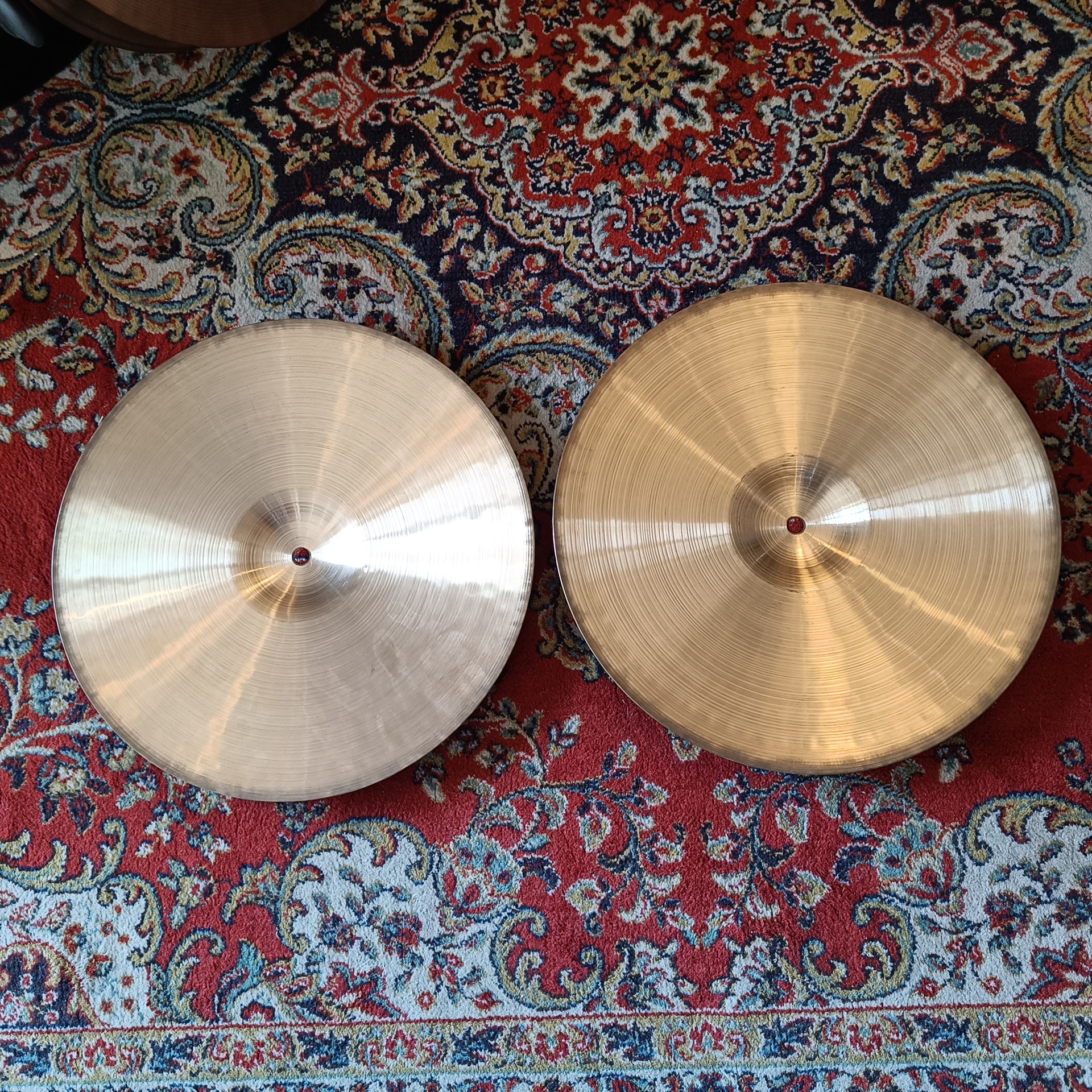 Paiste 2002 Medium Hi Hat 14" Vintage 1981 - Image 4