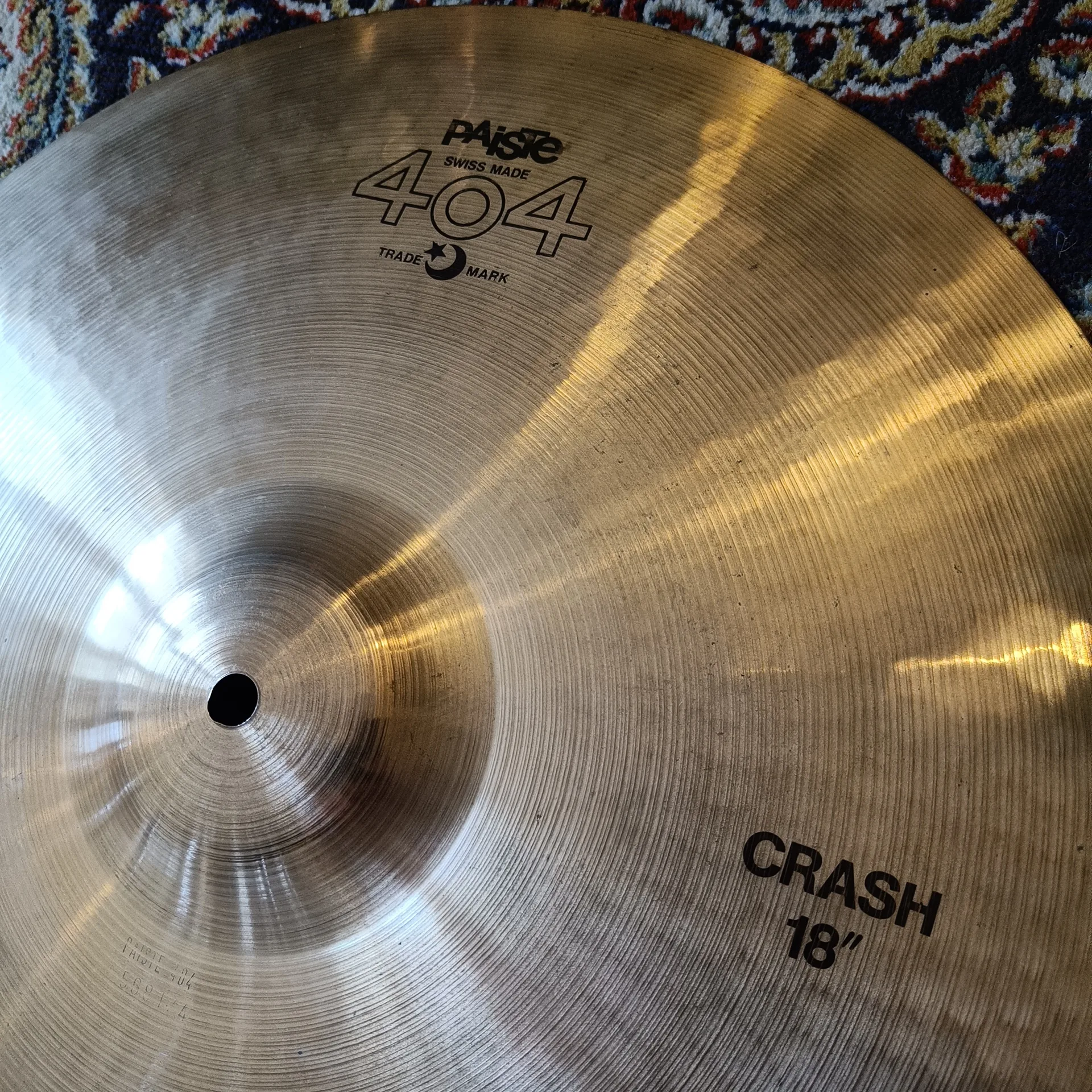 Paiste 404 Crash 18" Vintage 1985 - Image 2