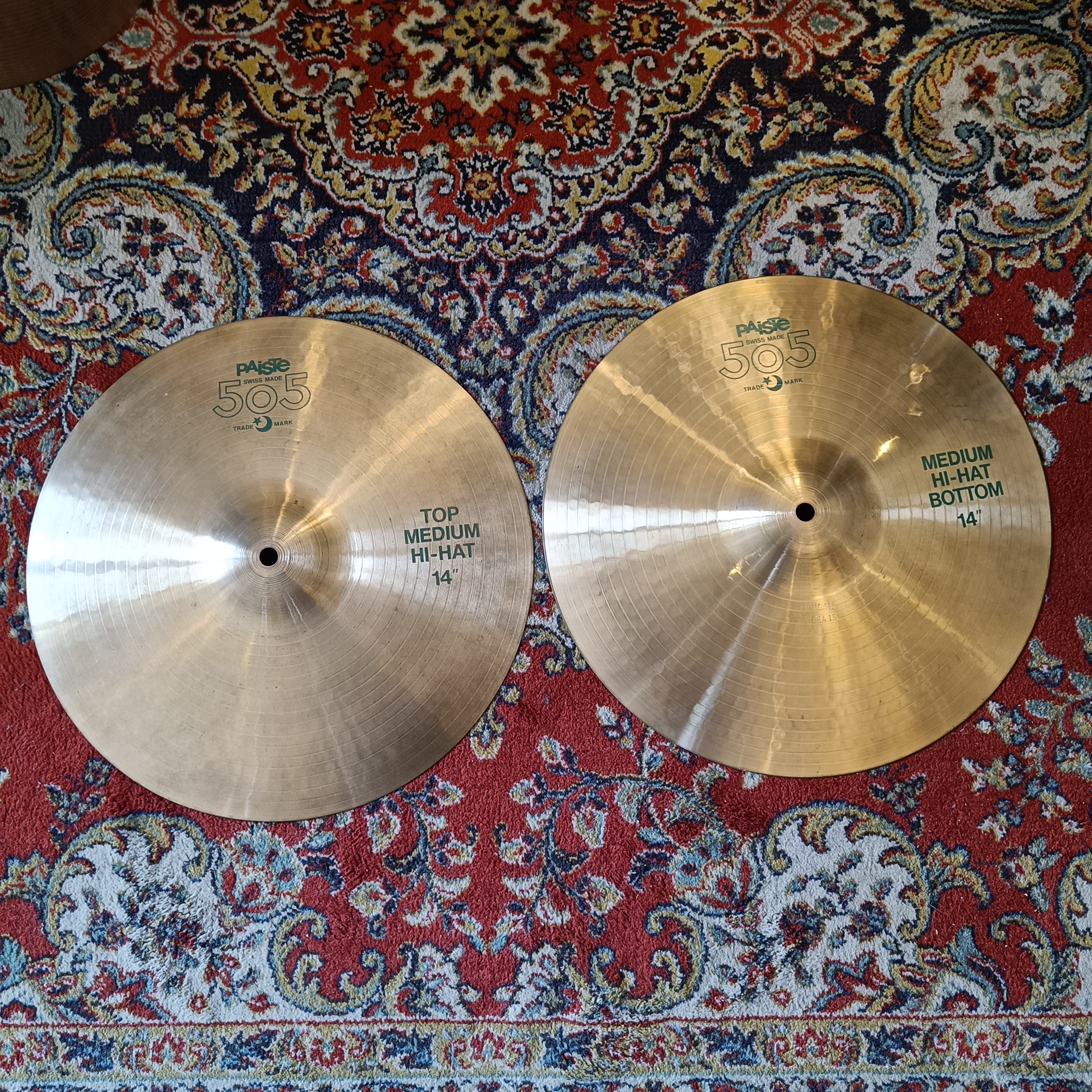 Paiste 505 Hi Hat 14 Vintage