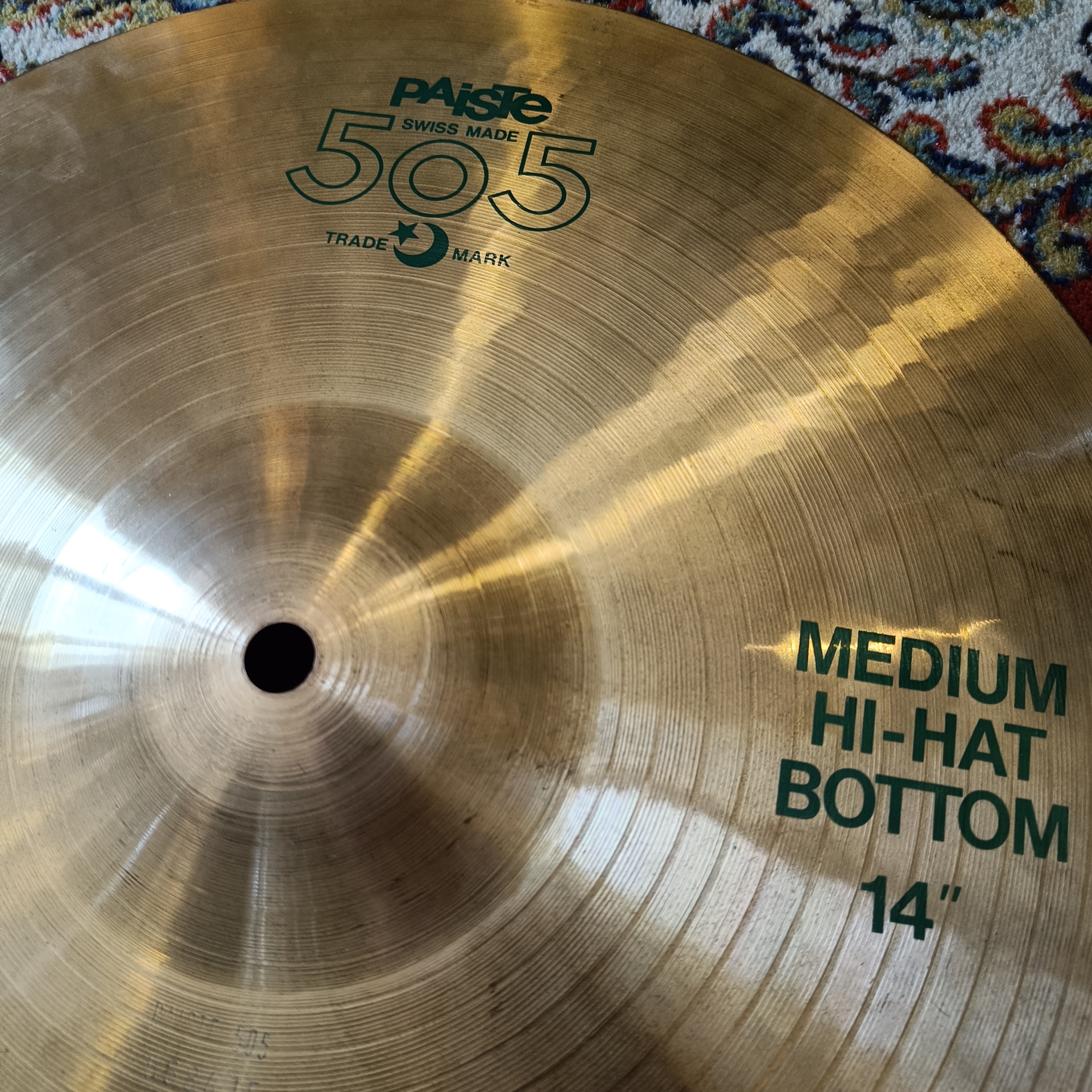 Paiste 505 Hi Hat 14" Vintage 1985 - Image 3