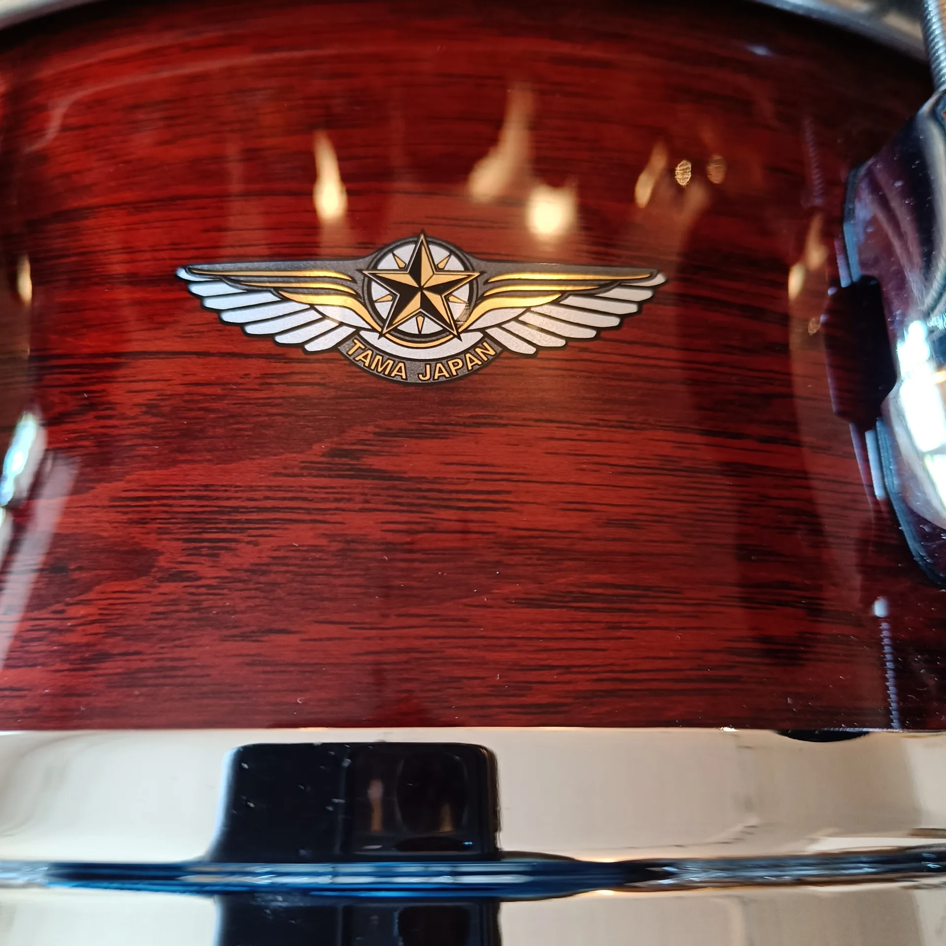 Tama Star Walnut 14"x5,5" Red Burgundy - Image 2