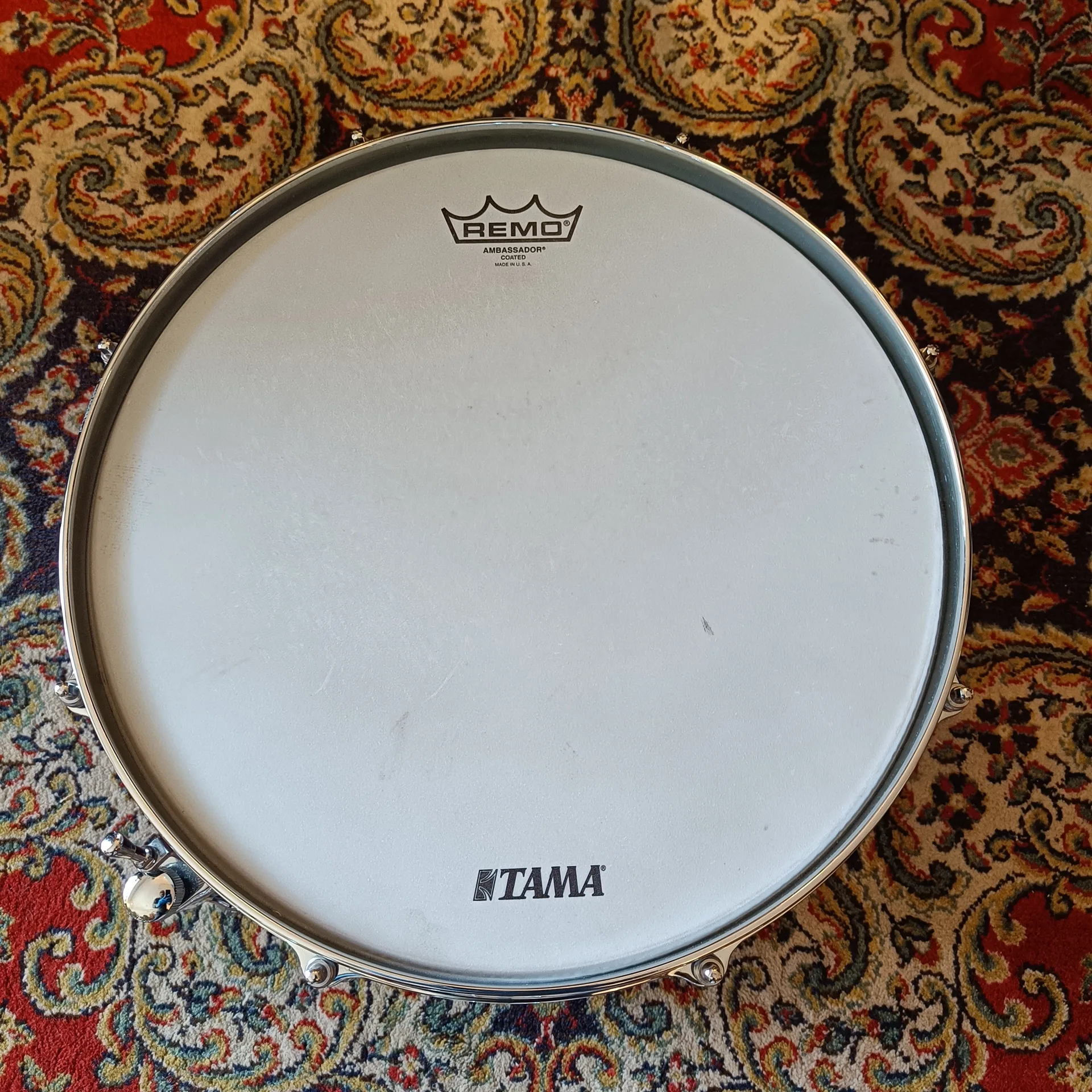 Tama Star Walnut 14"x5,5" Red Burgundy - Image 5