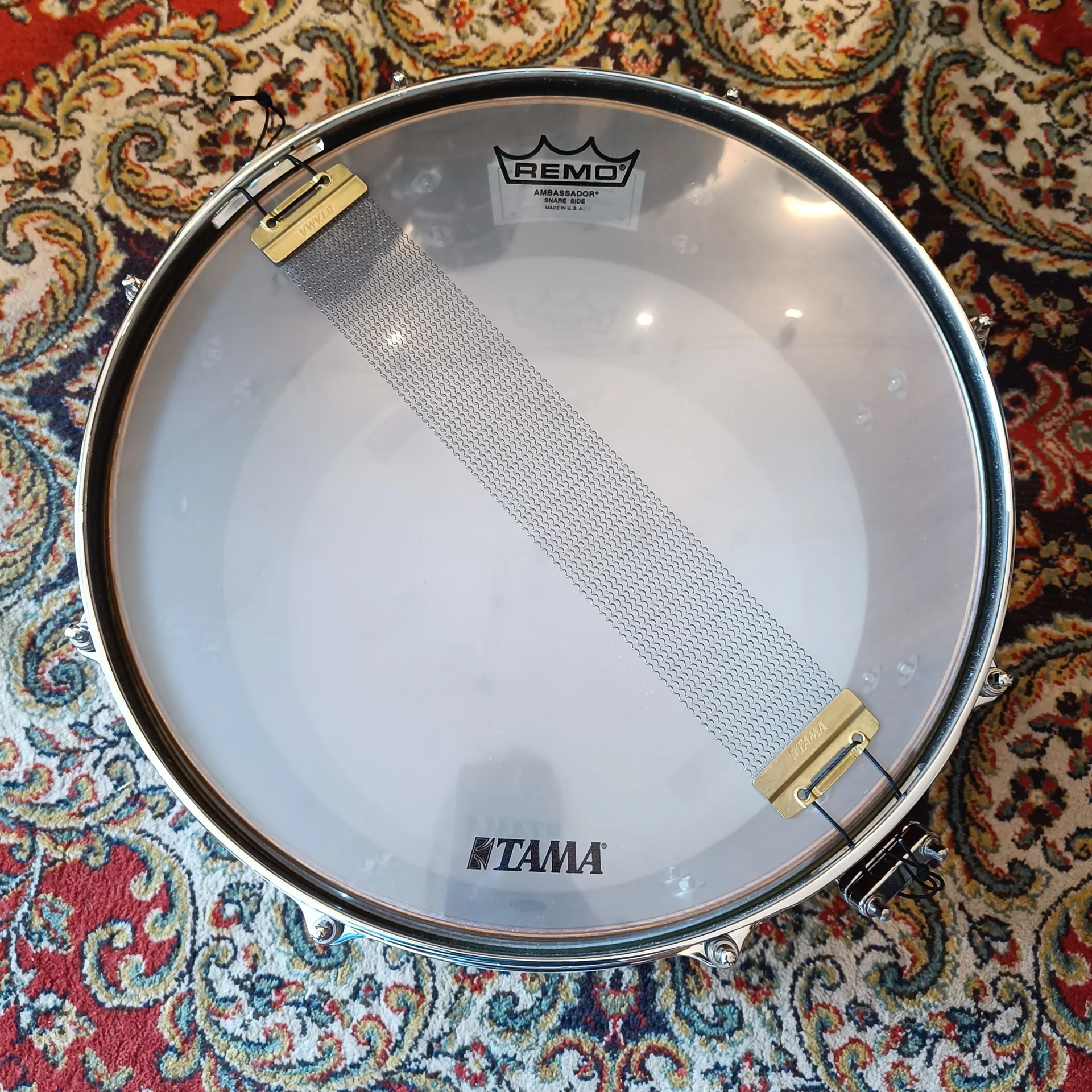 Tama Star Walnut 14"x5,5" Red Burgundy - Image 6