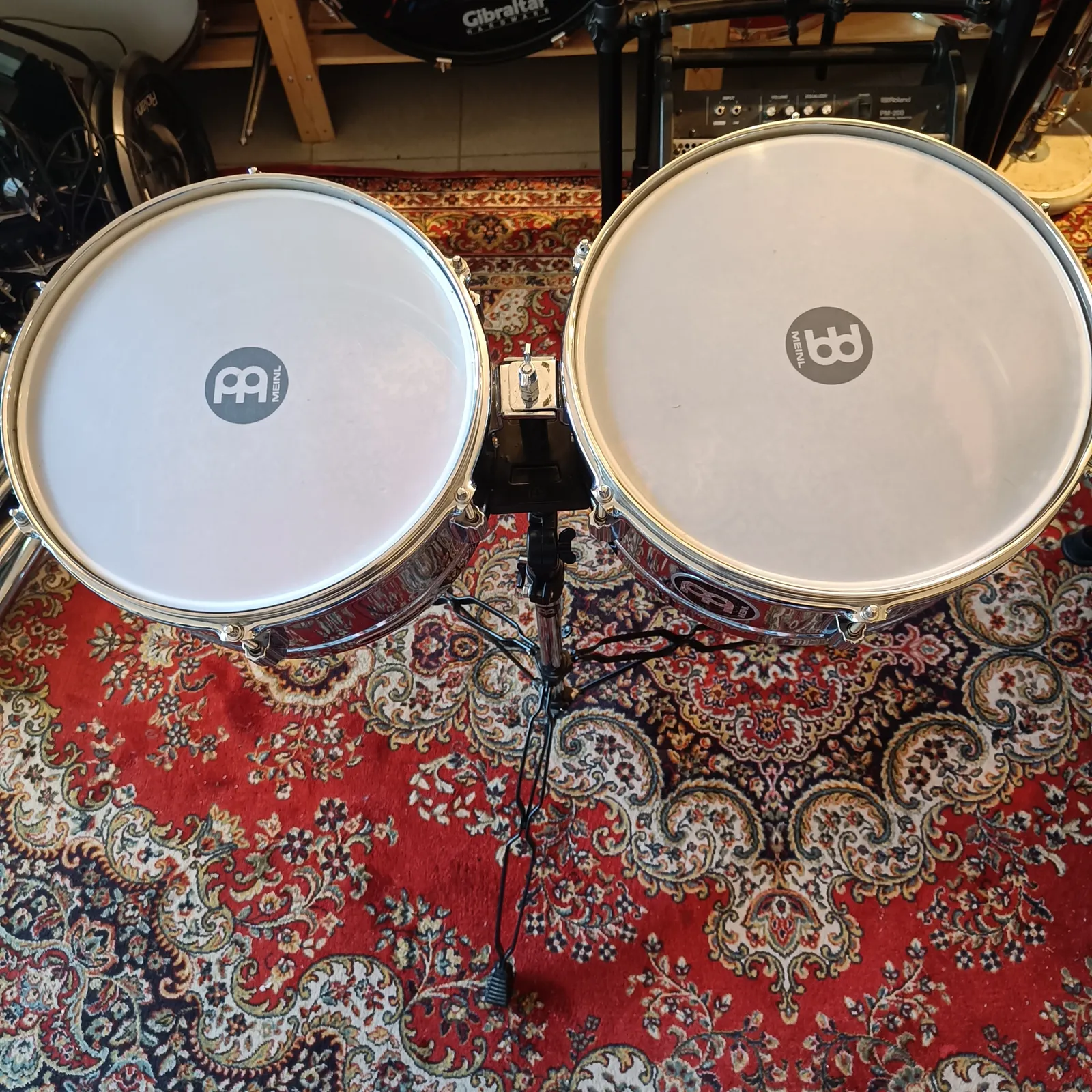 Meinl-Timbales Headliner Range 13" 14" + pied - Image 4
