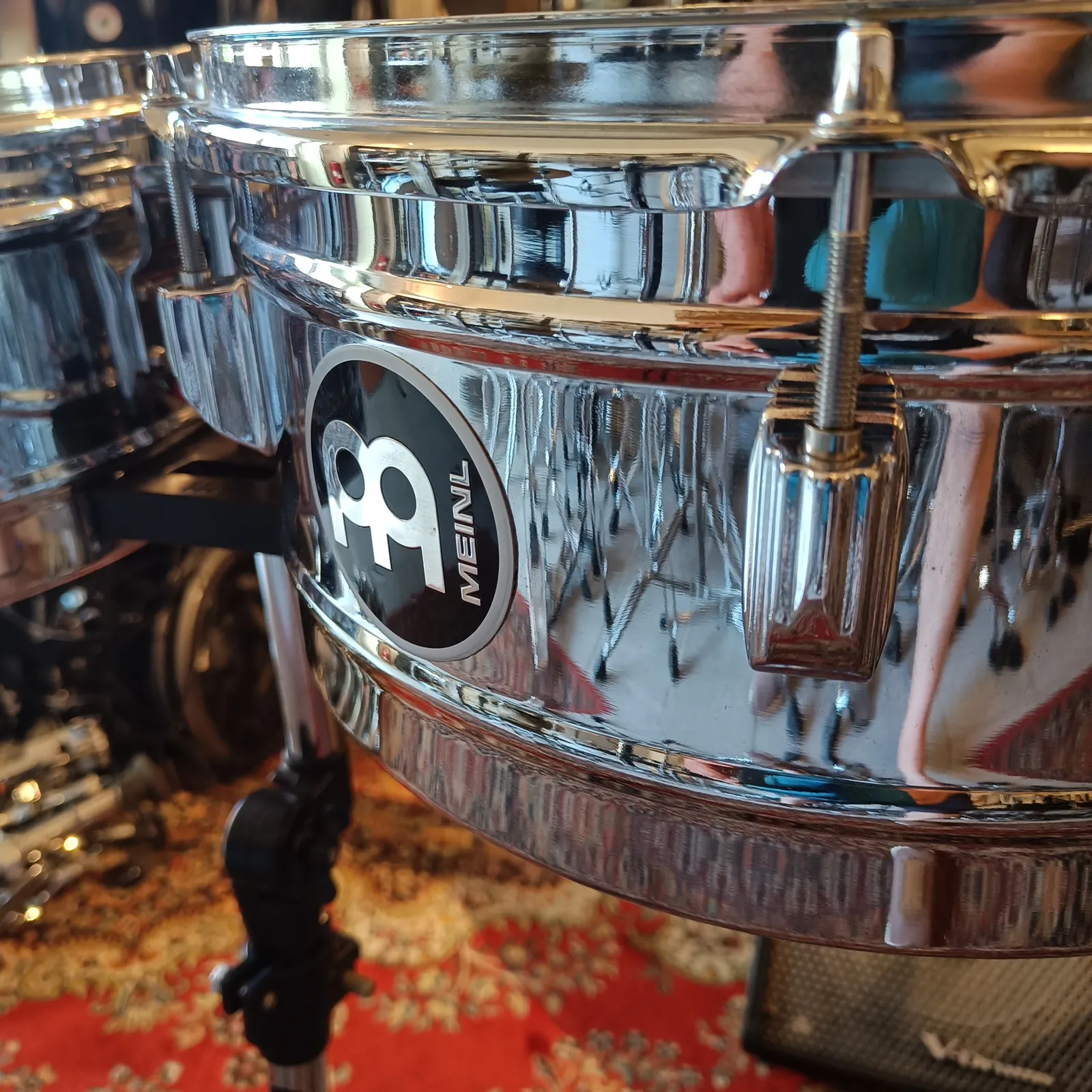 Meinl-Timbales Headliner Range 13" 14" + pied - Image 2