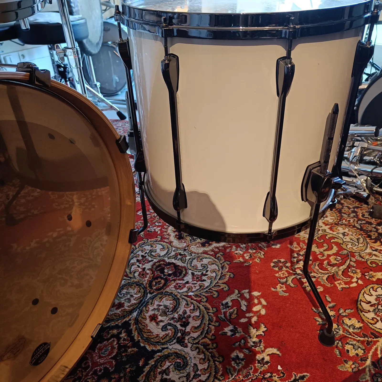 Tama-Superstar Hyperdrive Custom 22"x 20" 10"x 6,5 12"x 7" 16"x 14" White – Image 8